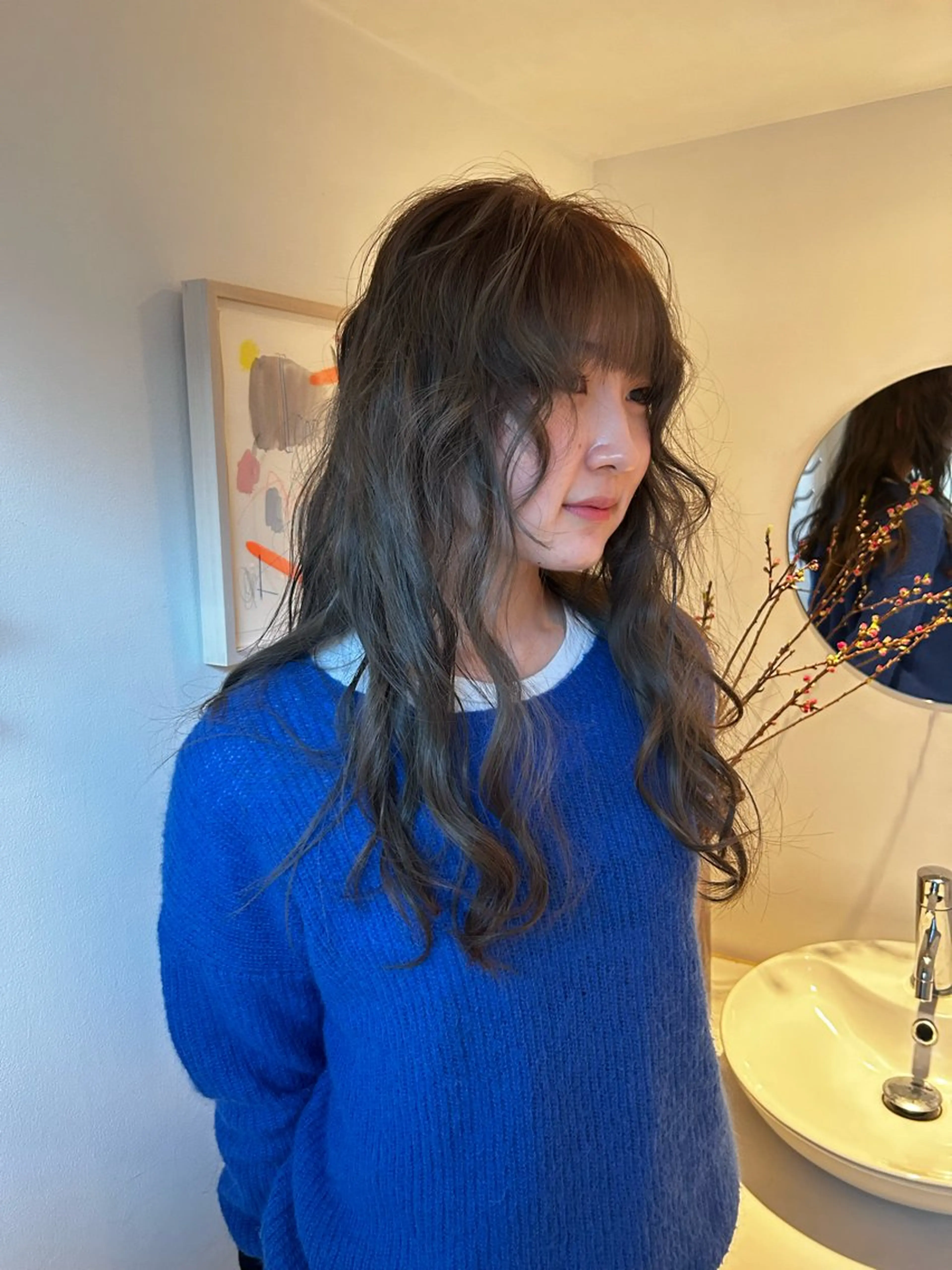 カラー VISION   aoyama所属・かがやしづ ⭐️ハイトーンのヘアスタイル