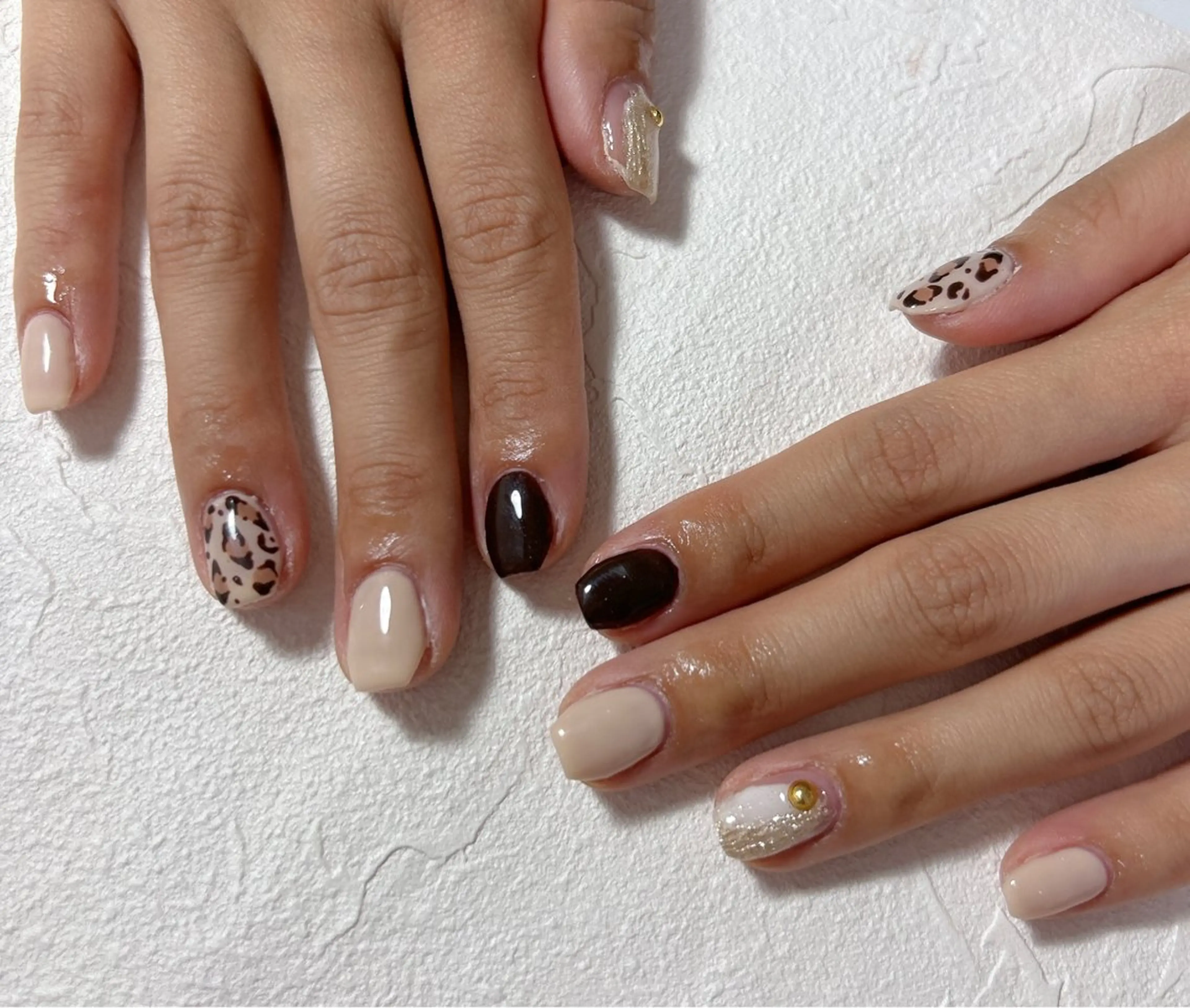 ネイル オーロラネイル フットネイル フレンチネイル ジェルネイル 韓国ネイル Mogu nail 二子玉川のネイルデザイン