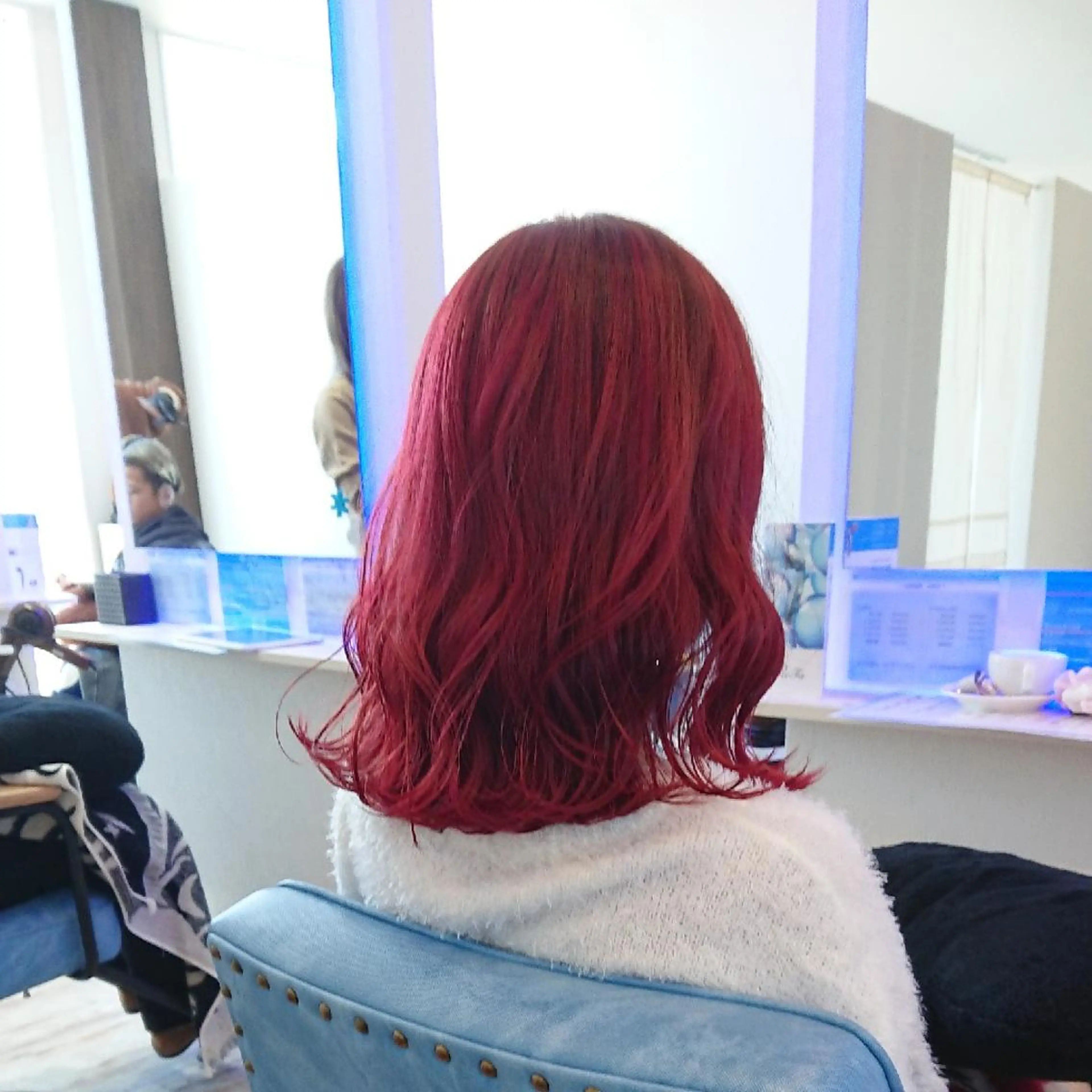 ミディアム カラー ヘアアレンジ 小林 伸行のヘアスタイル