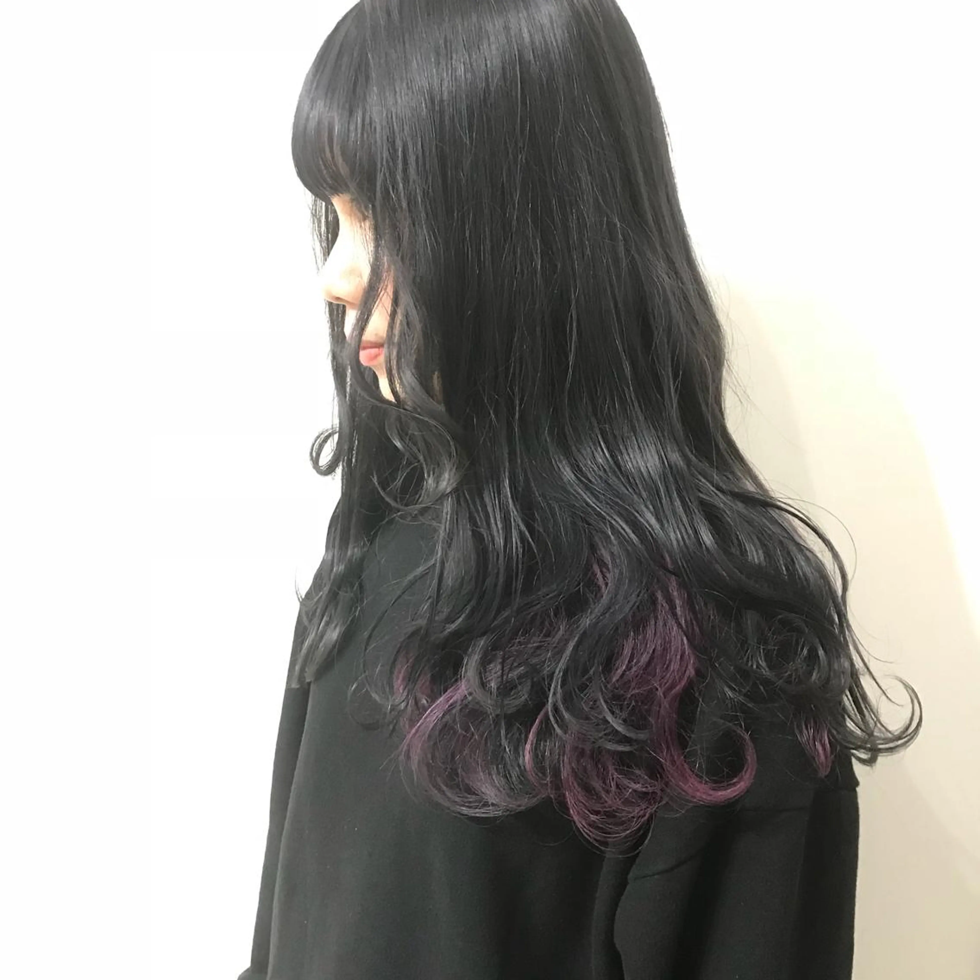 ロング 艶カラー/フェイス レイヤー/たむのヘアスタイル