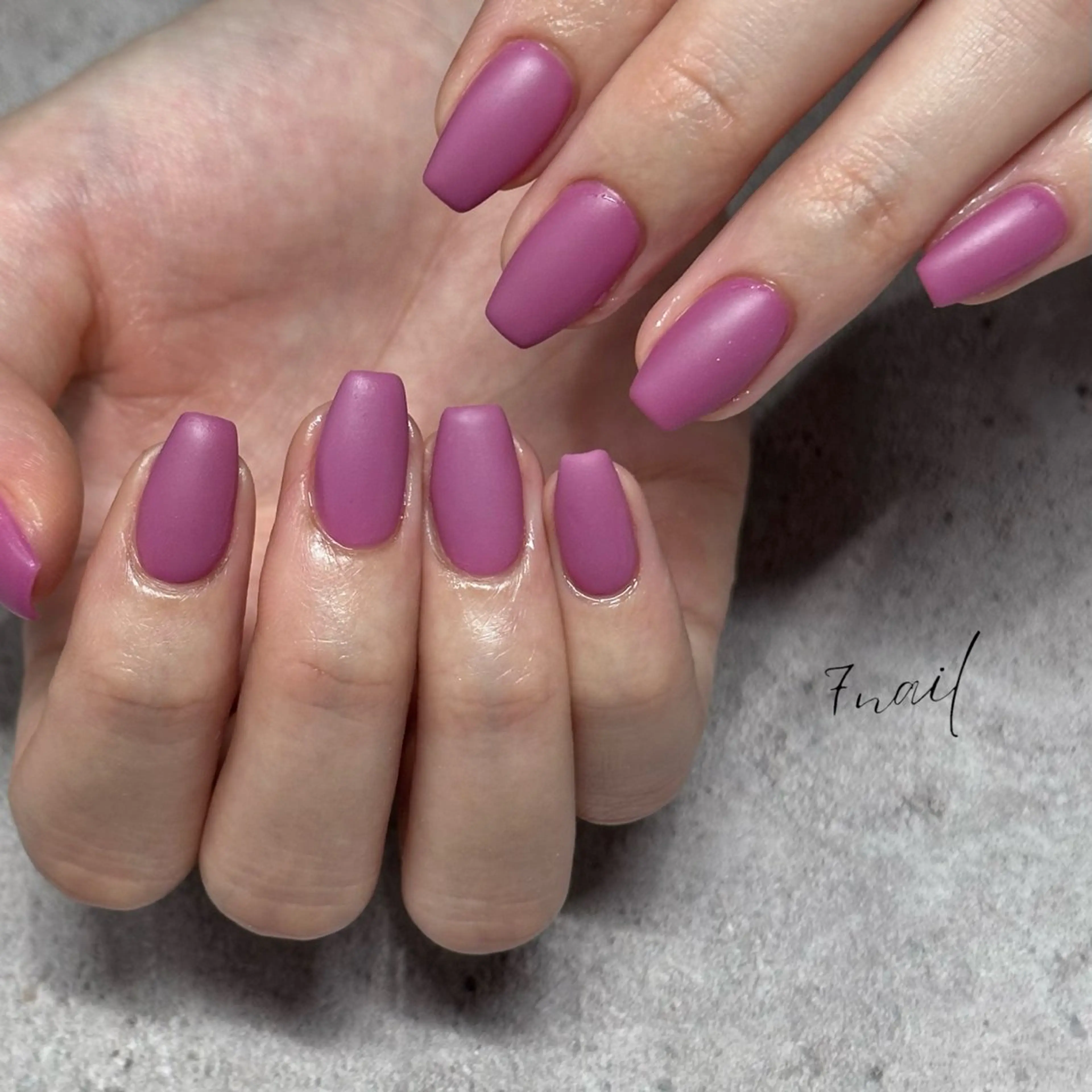 ネイル マットネイル 7 NAILのネイルデザイン