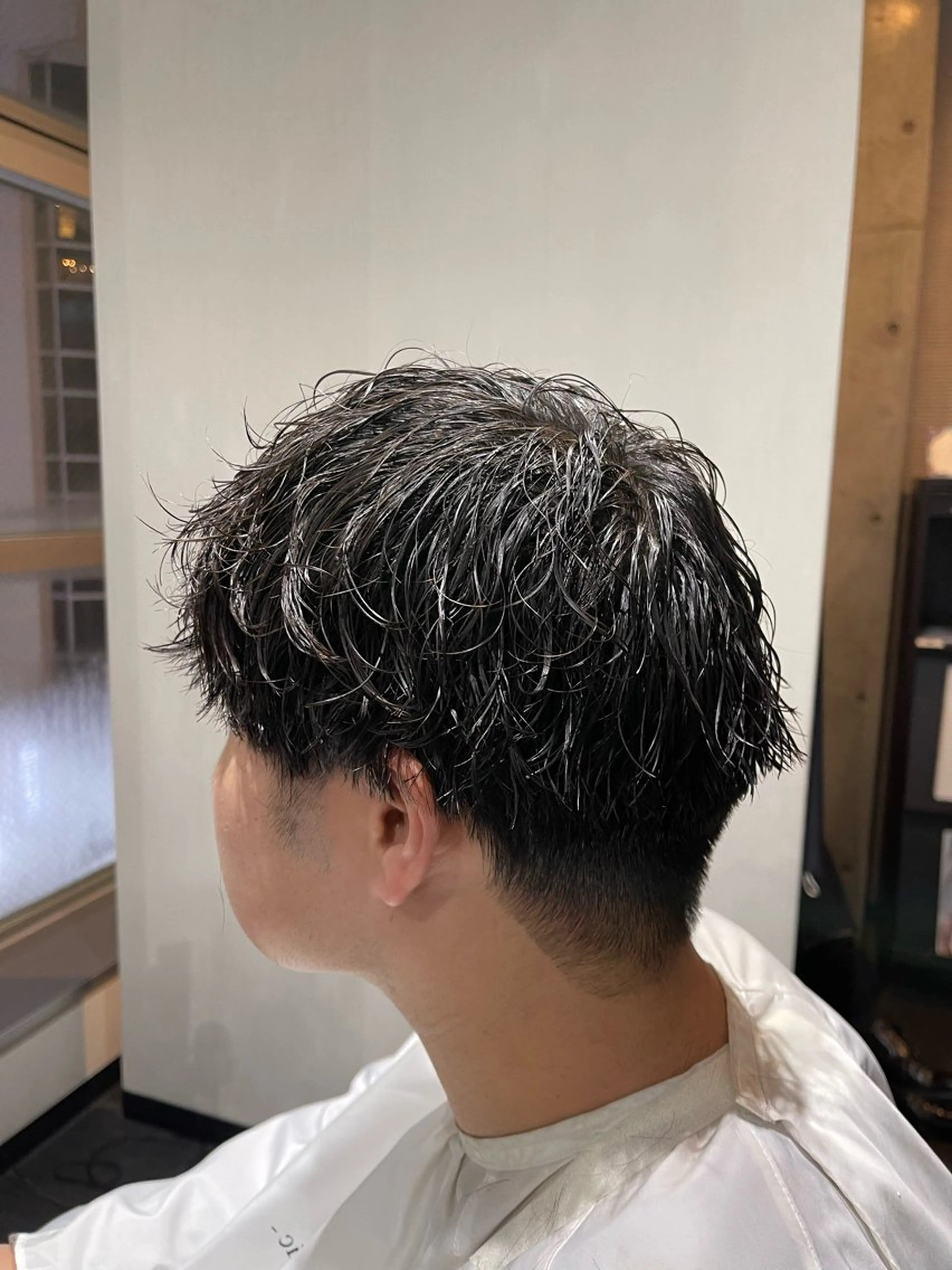 ショート パーマ メンズ 久保田 和正のヘアスタイル