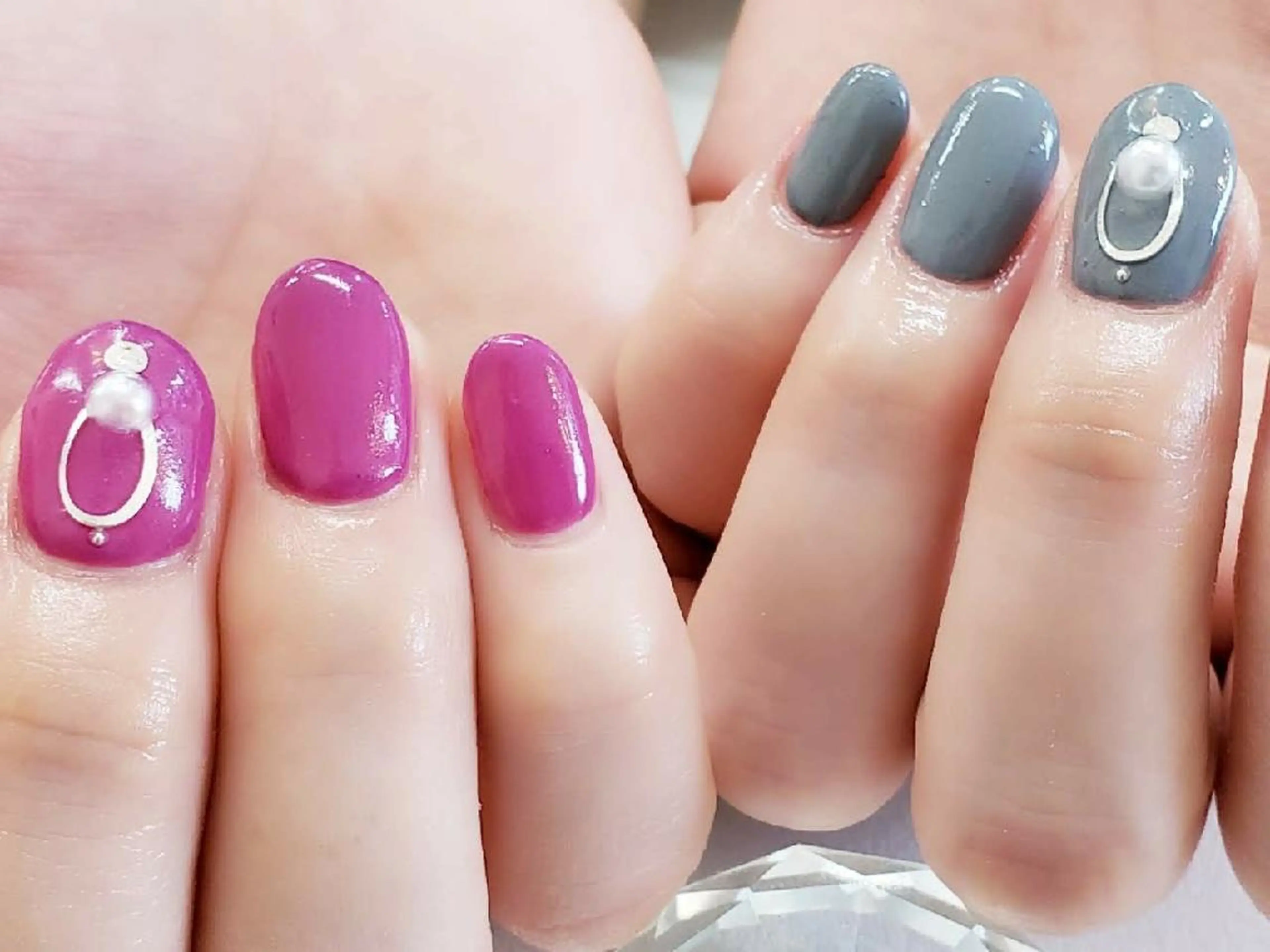 ネイル ワンカラーネイル ハンドネイル NOGUCHI  KANAのネイルデザイン