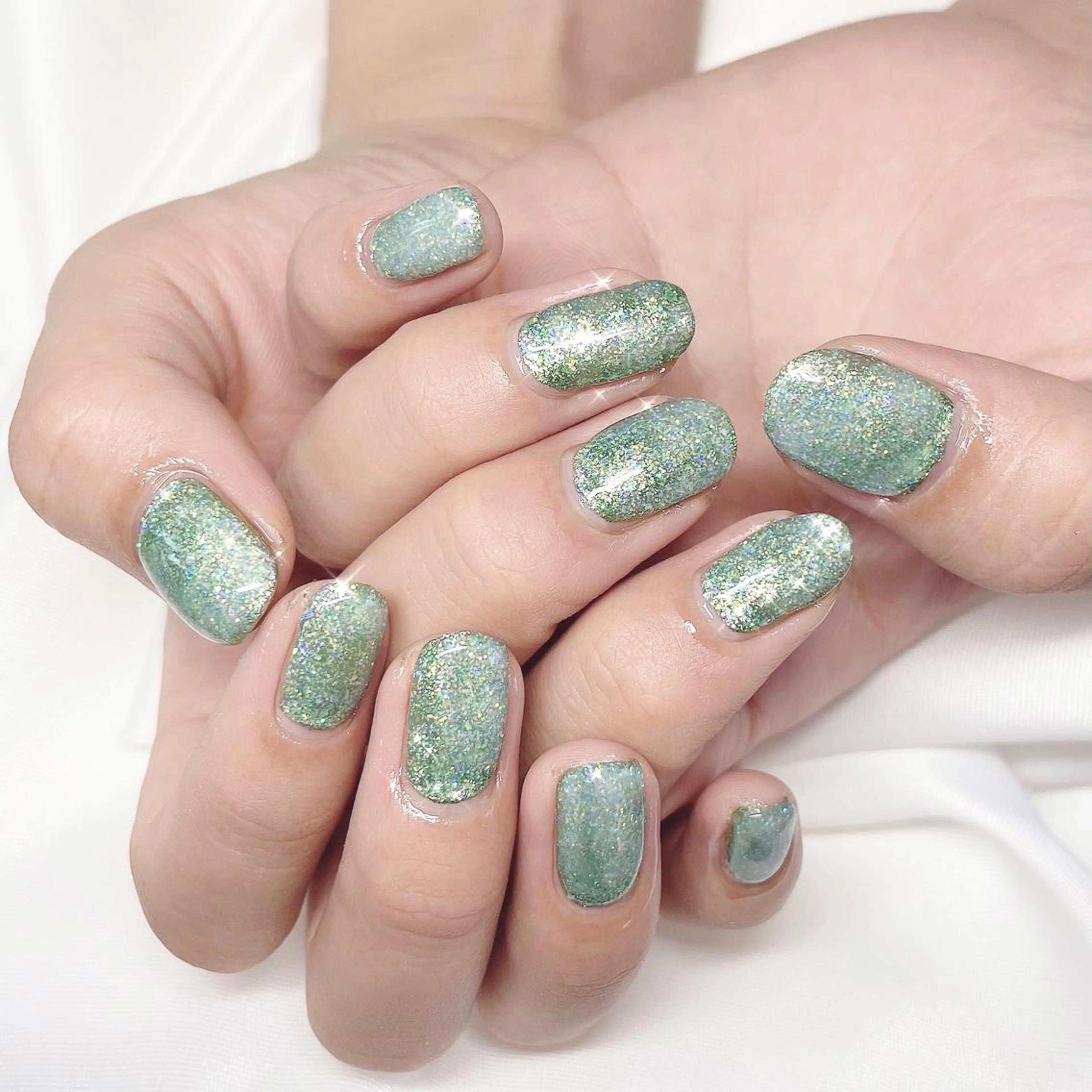 ネイル 23時まで❤︎韓国、 ワンホンネイルのネイルデザイン