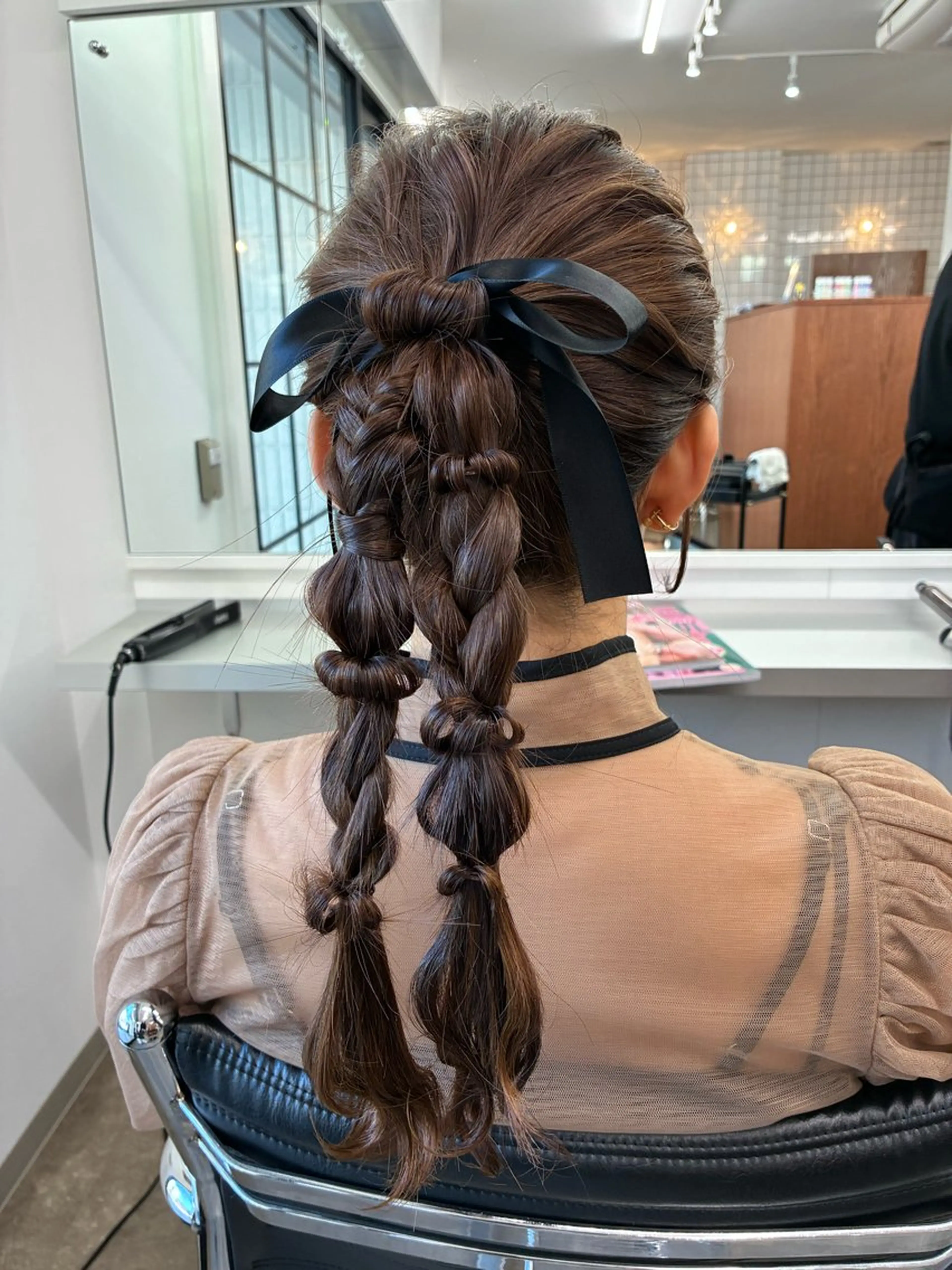 ロング ヘアセット ENV船橋 櫻井ちののヘアスタイル