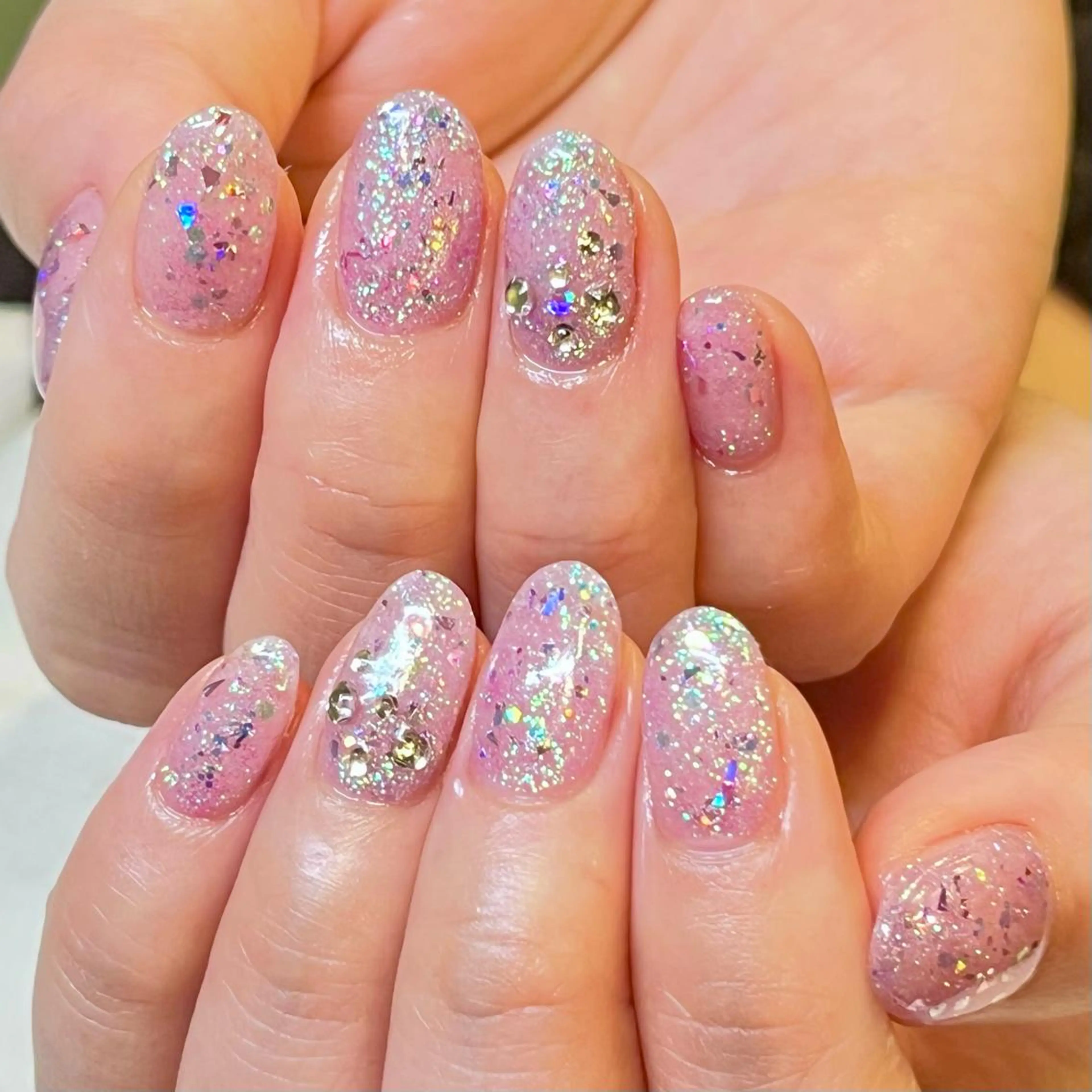 ショート カラー ネイル アートネイル オフィスネイル ワンカラーネイル ショートネイル ネイルサロン　リリーブランシュ所属・森 瑞紀のネイルデザイン