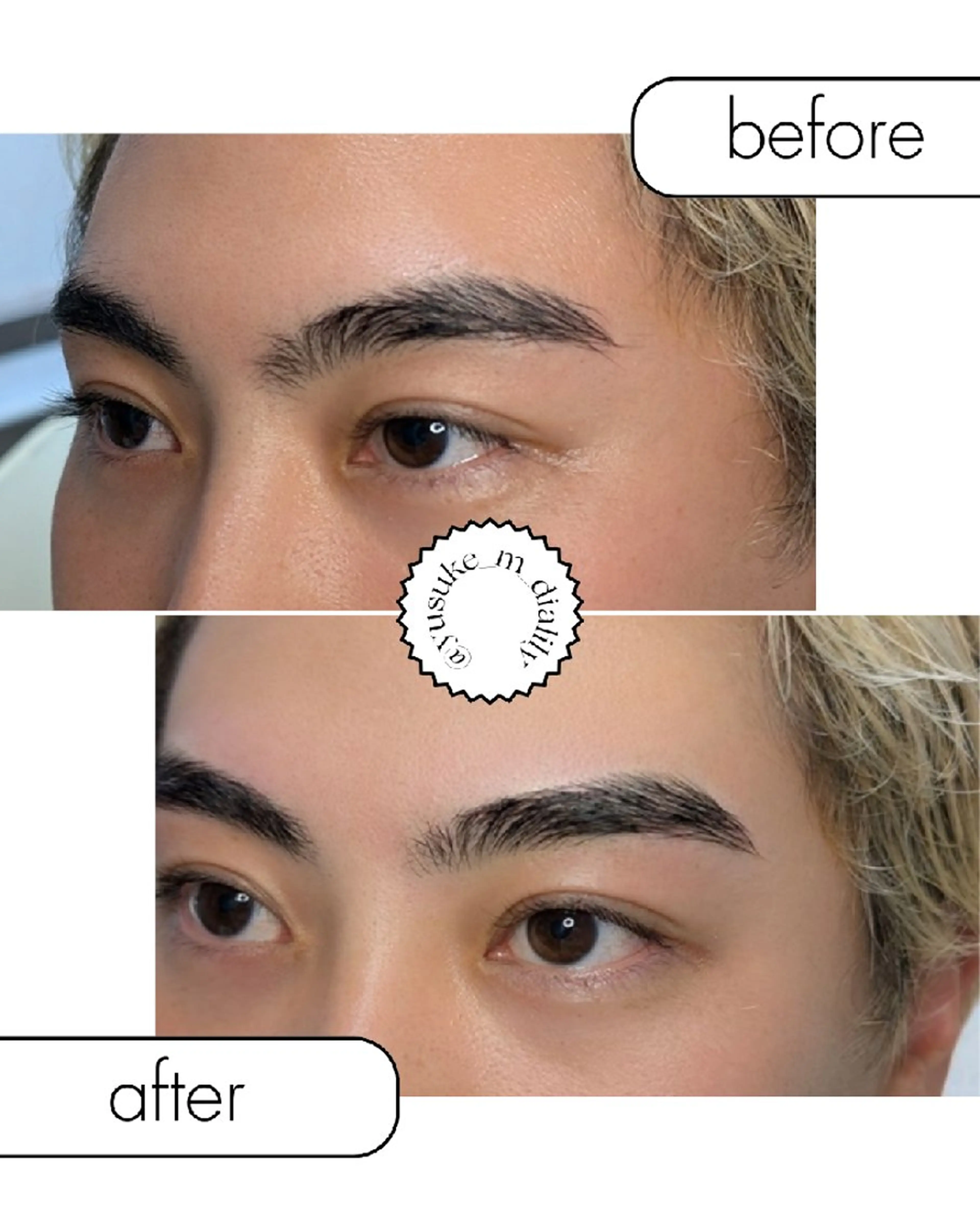 アイブロウ ワックス脱毛 その他(アイブロウ) M DIALILY.所属・メンズアイブロウ専門  / YUSUKEの眉毛・アイブロウイメージ