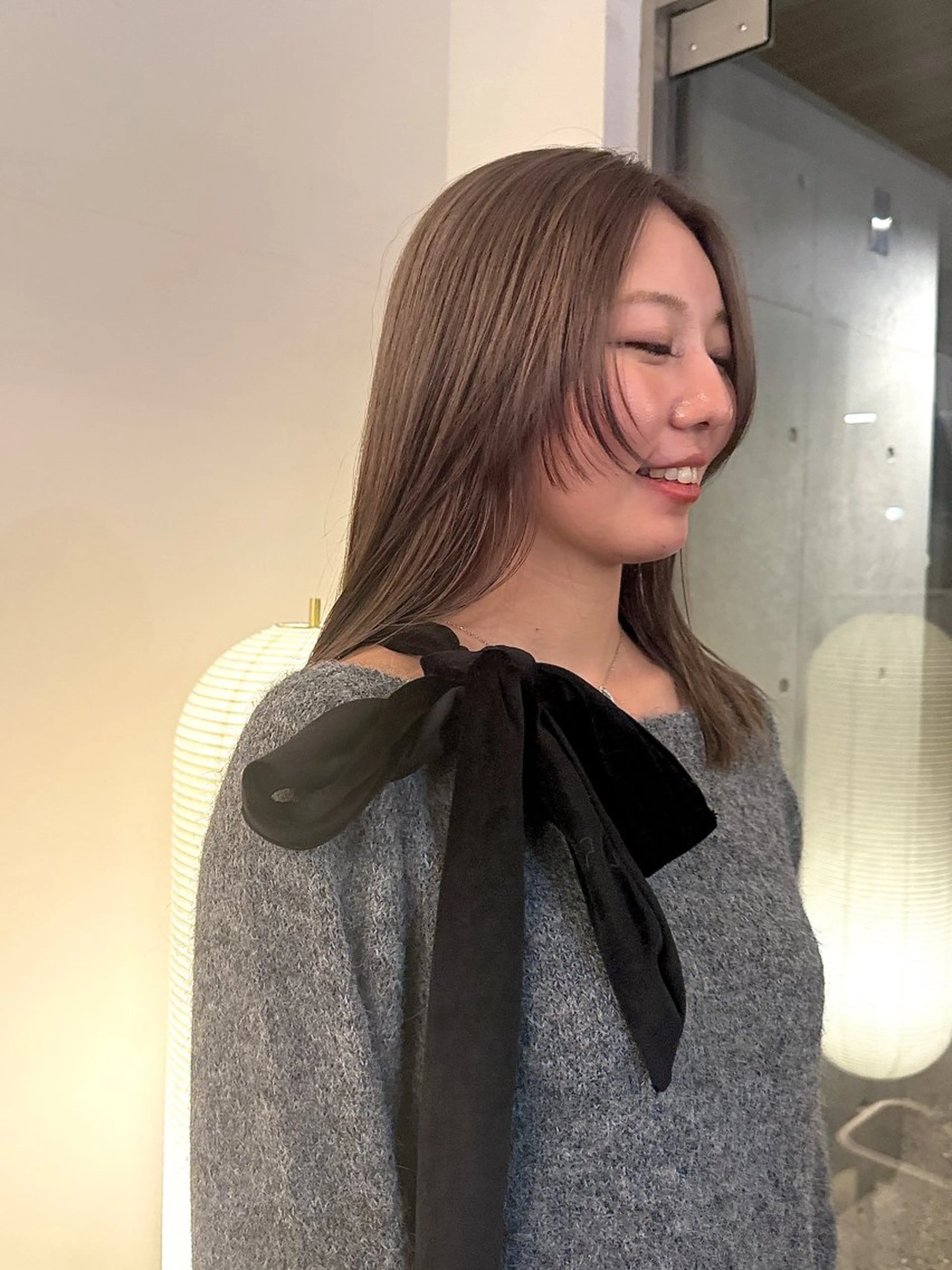 セミロング カラー casi所属・メンズパーマ/ボブ 星本広海のヘアスタイル