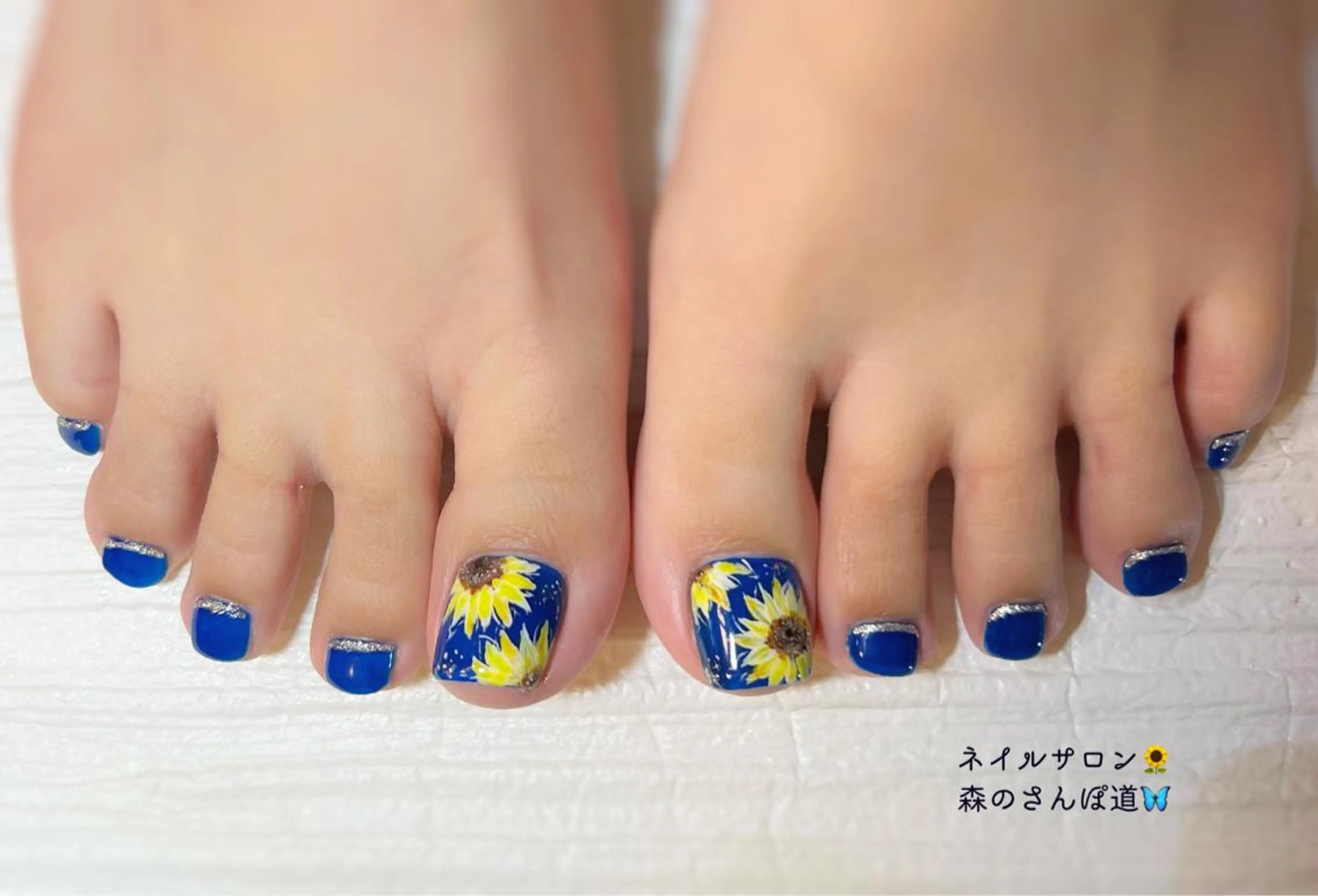 ネイル フットネイル 森のさんぽ道所属・ショートネイル 森のさんぽ道のネイルデザイン