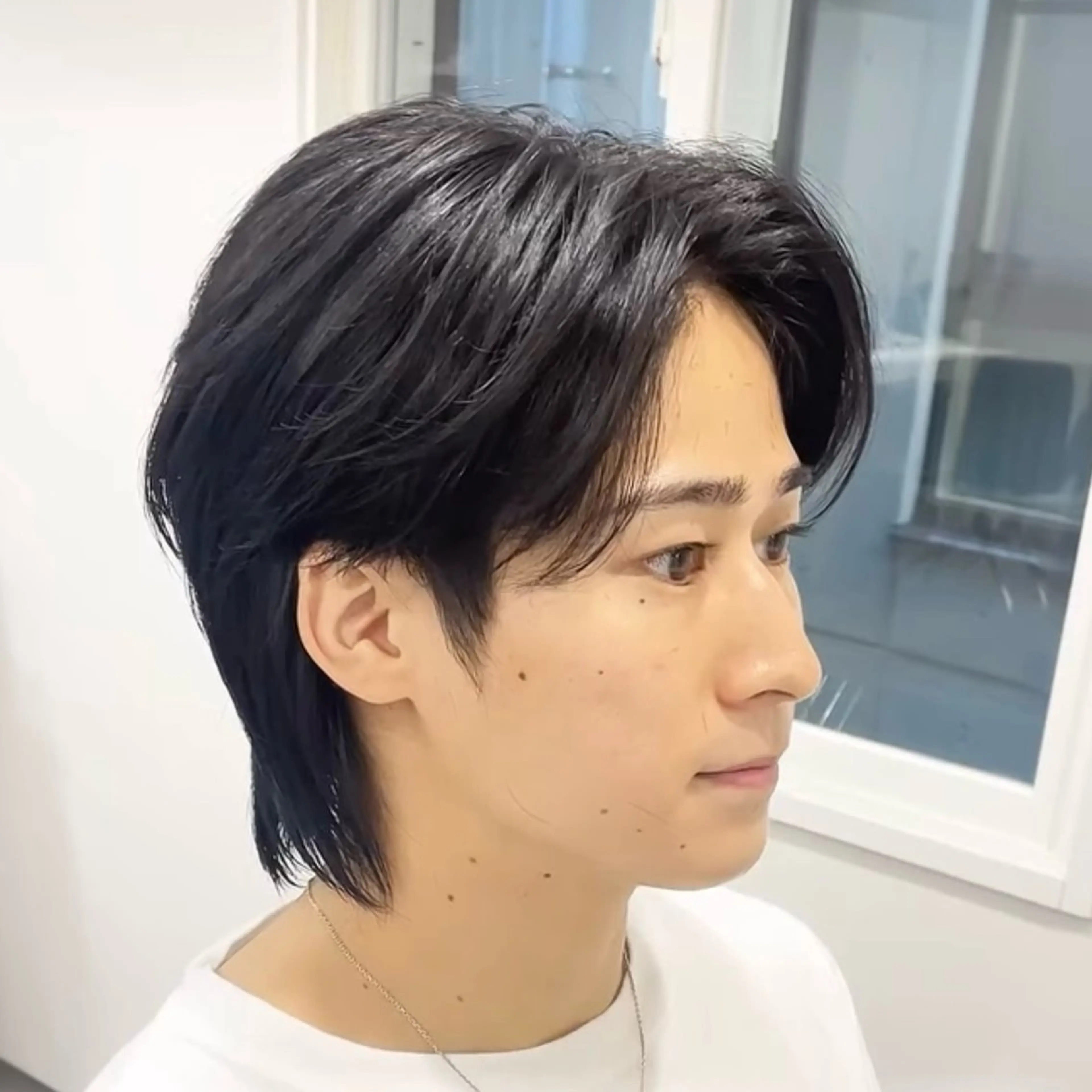 メンズ 透明感カラー ふうか　渋谷のヘアスタイル