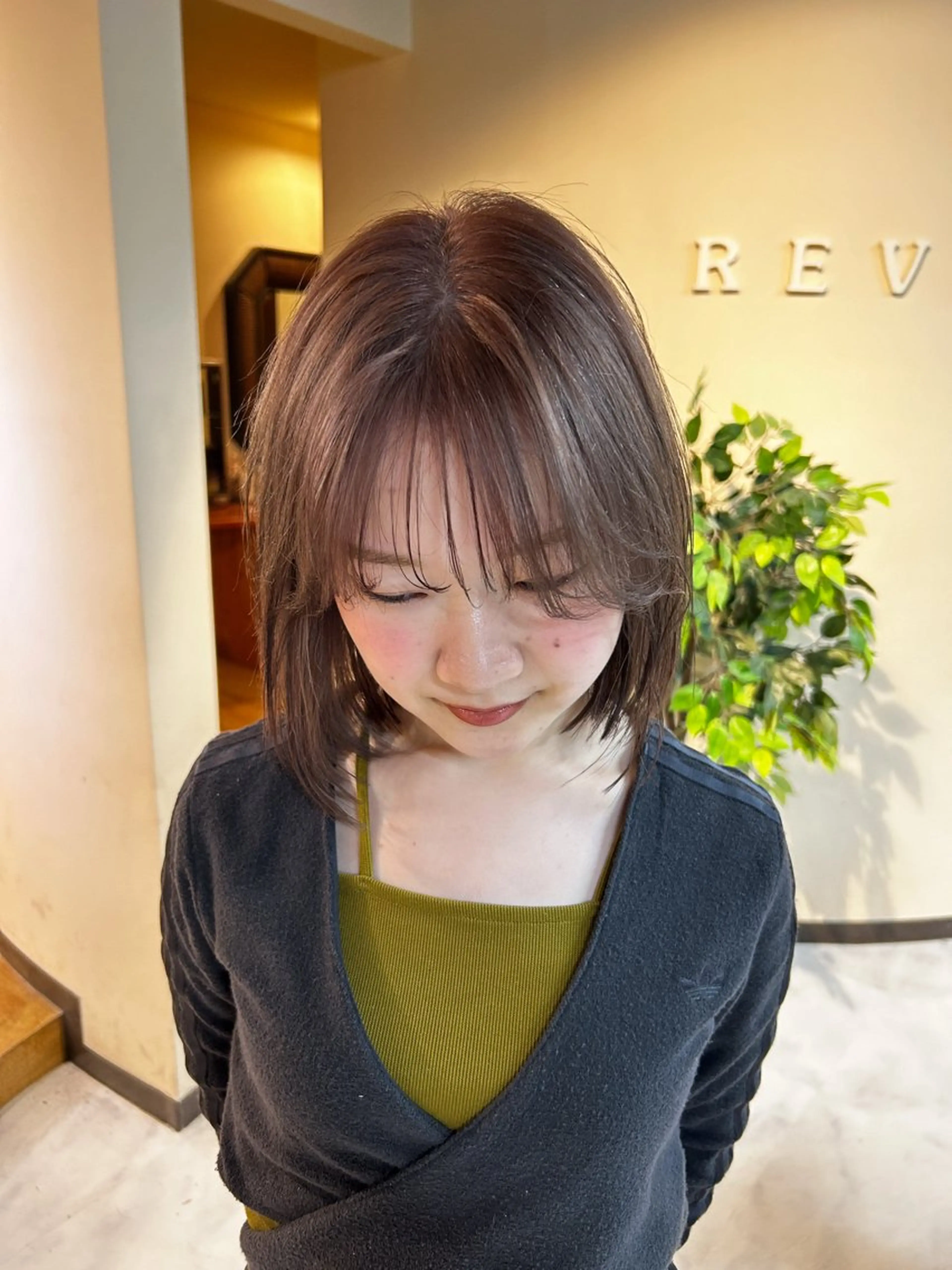 ショート カット ヘアカラー トリートメント 透明感/レイヤー/ 武士るな🌿‬のヘアスタイル