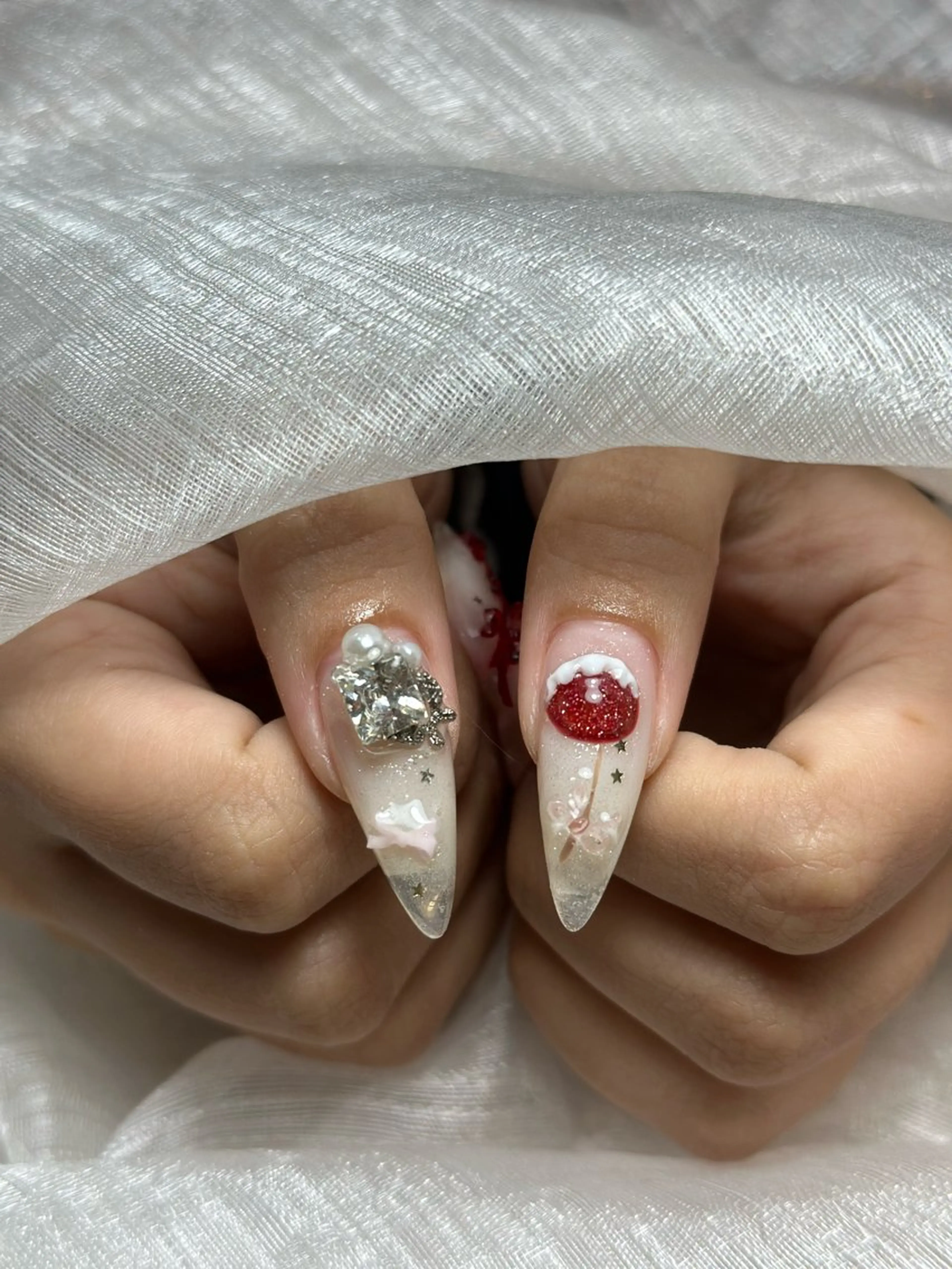 ネイル アートネイル 成人式 ジェルネイル ニュアンスネイル 夏ネイル ハンドネイル Nienail_ Luxeのネイルデザイン