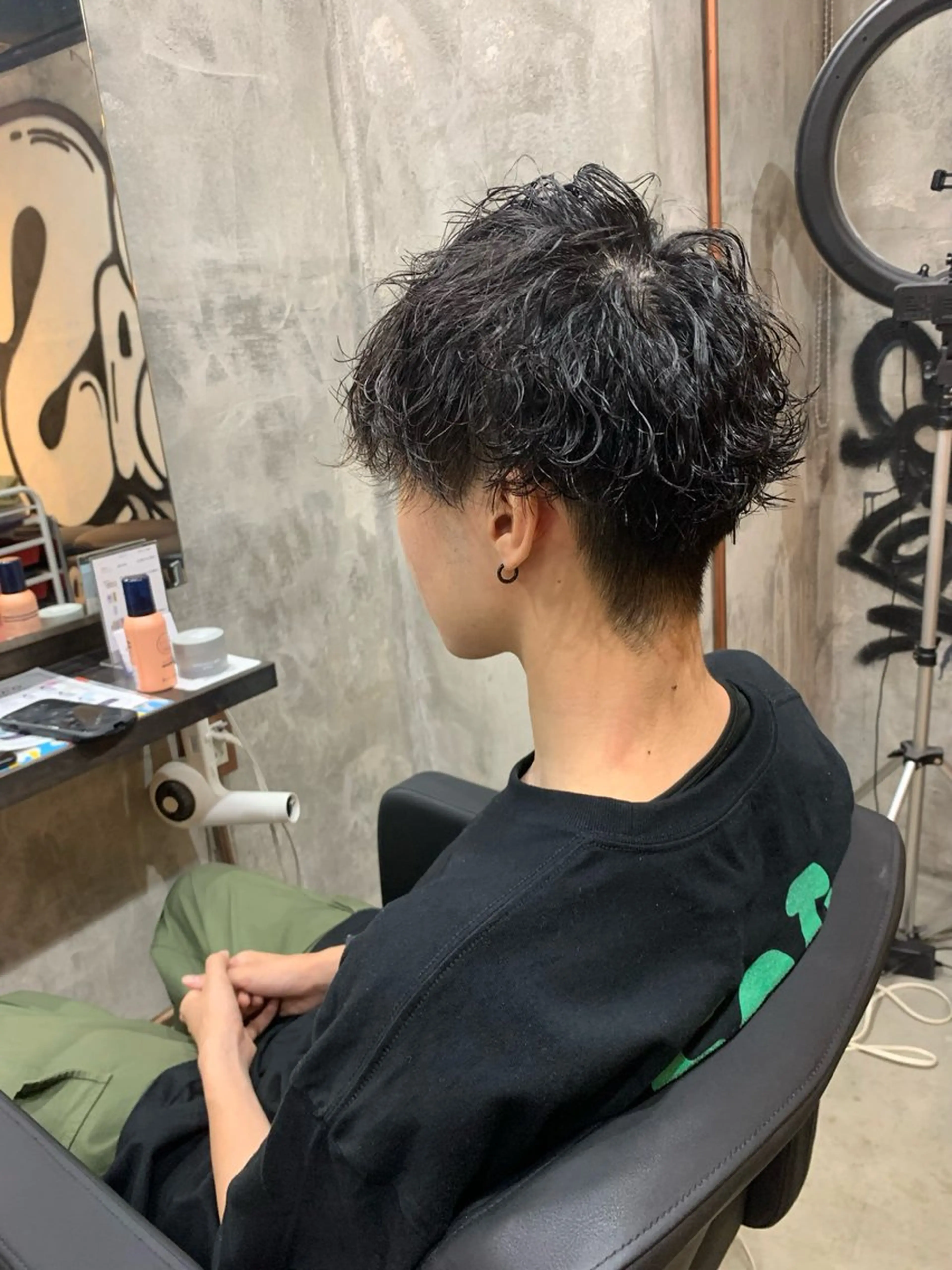 パーマ メンズ マッシュ メンズパーマ ツイストスパイラルパーマ スパイラルパーマ カット パーマ ⚡️メンズパーマ特化 mens支持◎/忠地のヘアスタイル