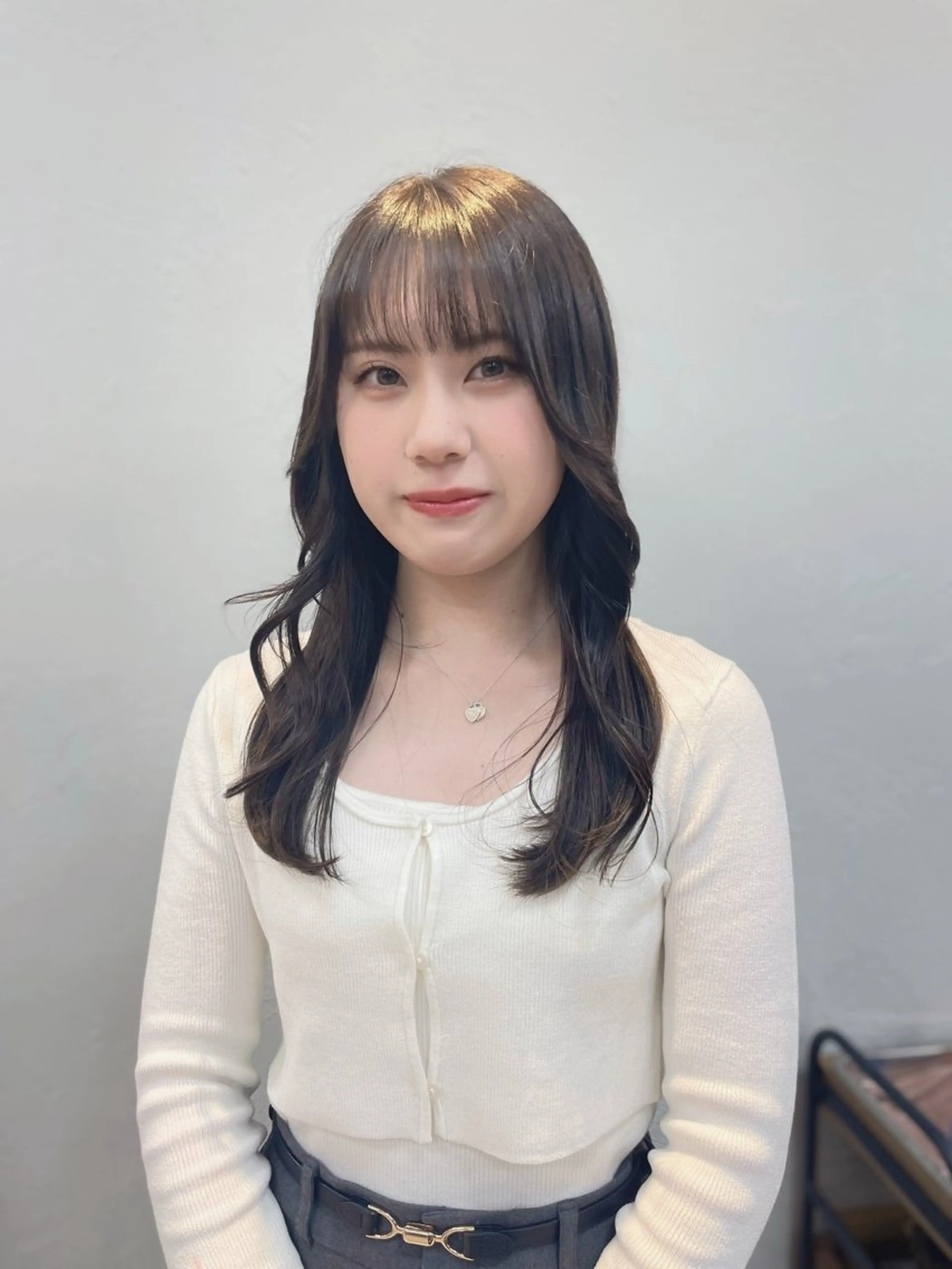 セミロング カラー ハイトーン×デザイン 🪽🫧HIKARIのヘアスタイル