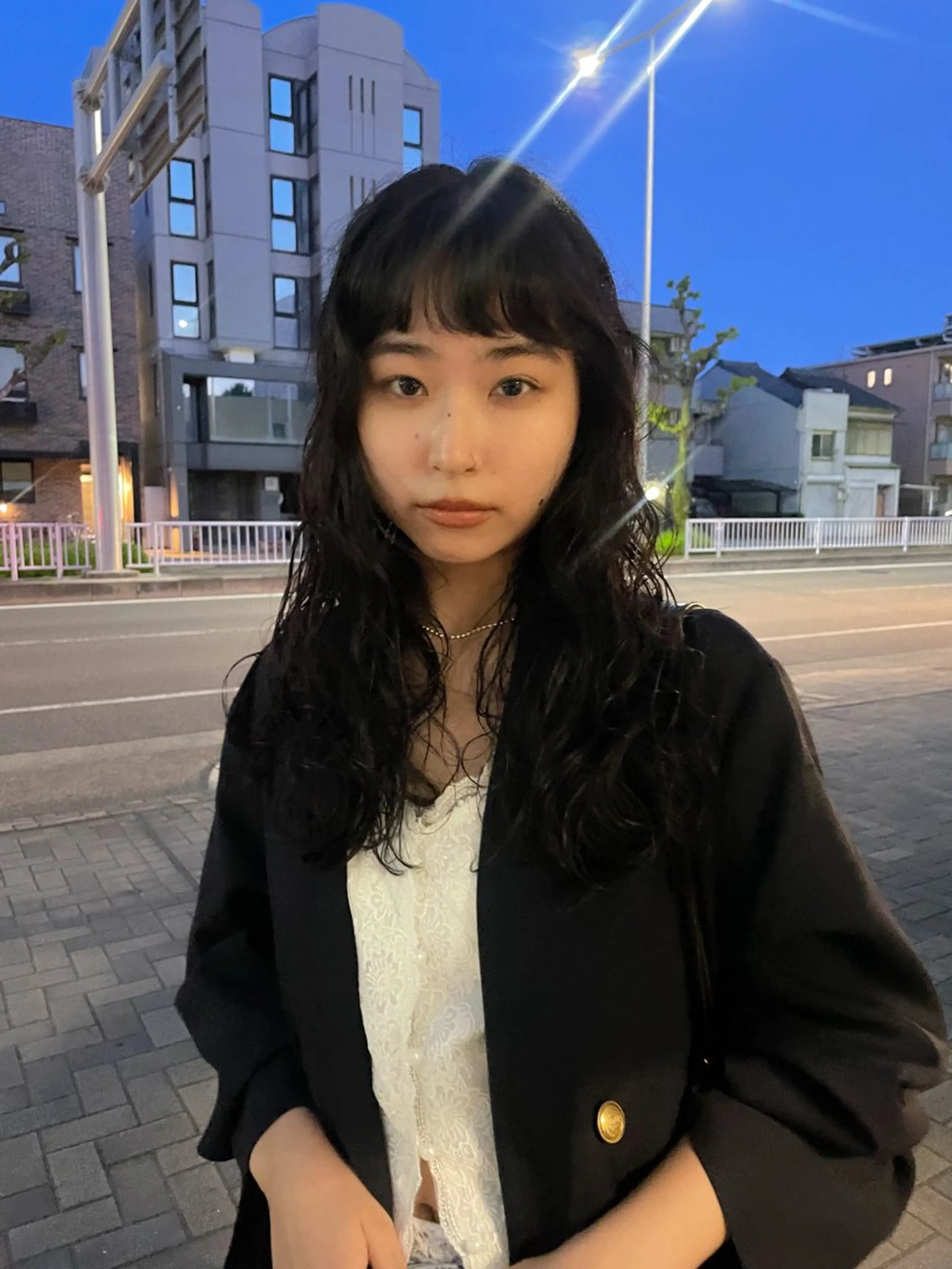 ロング パーマ パーマ/レイヤー 岩山丈一郎のヘアスタイル