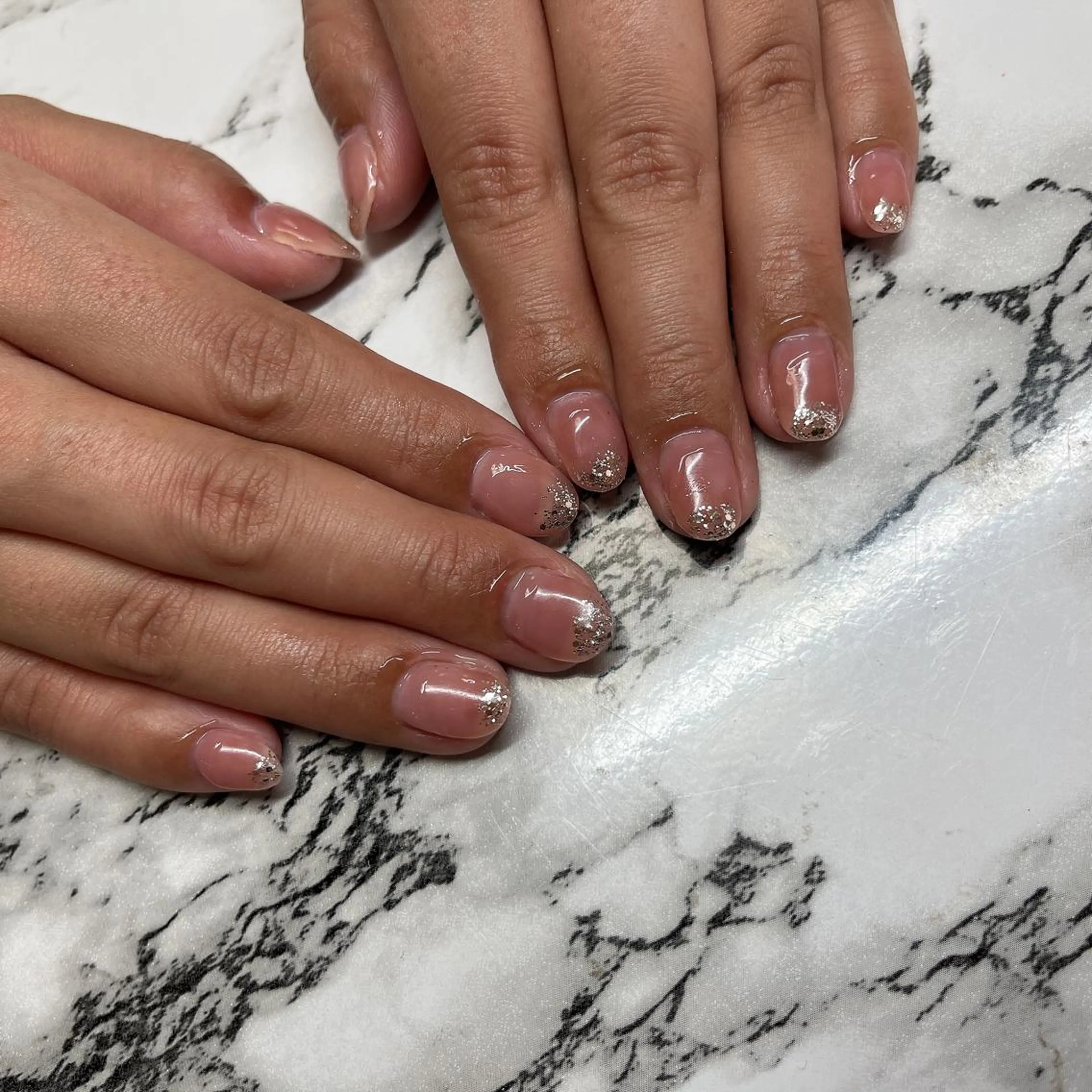 ネイル ラメ(グリッター) MIKA ♡のネイルデザイン