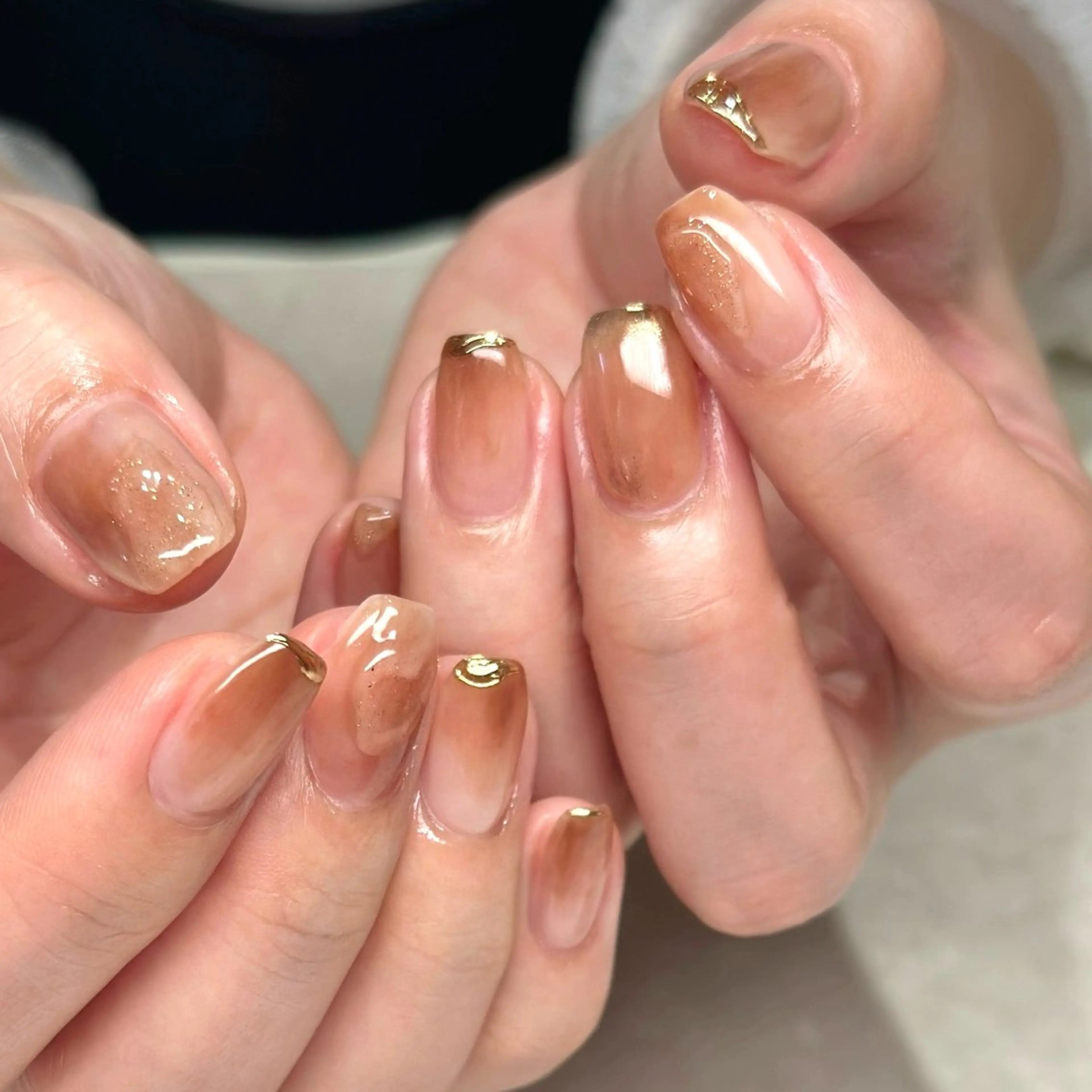 ネイル ニュアンスネイル aoi .のネイルデザイン