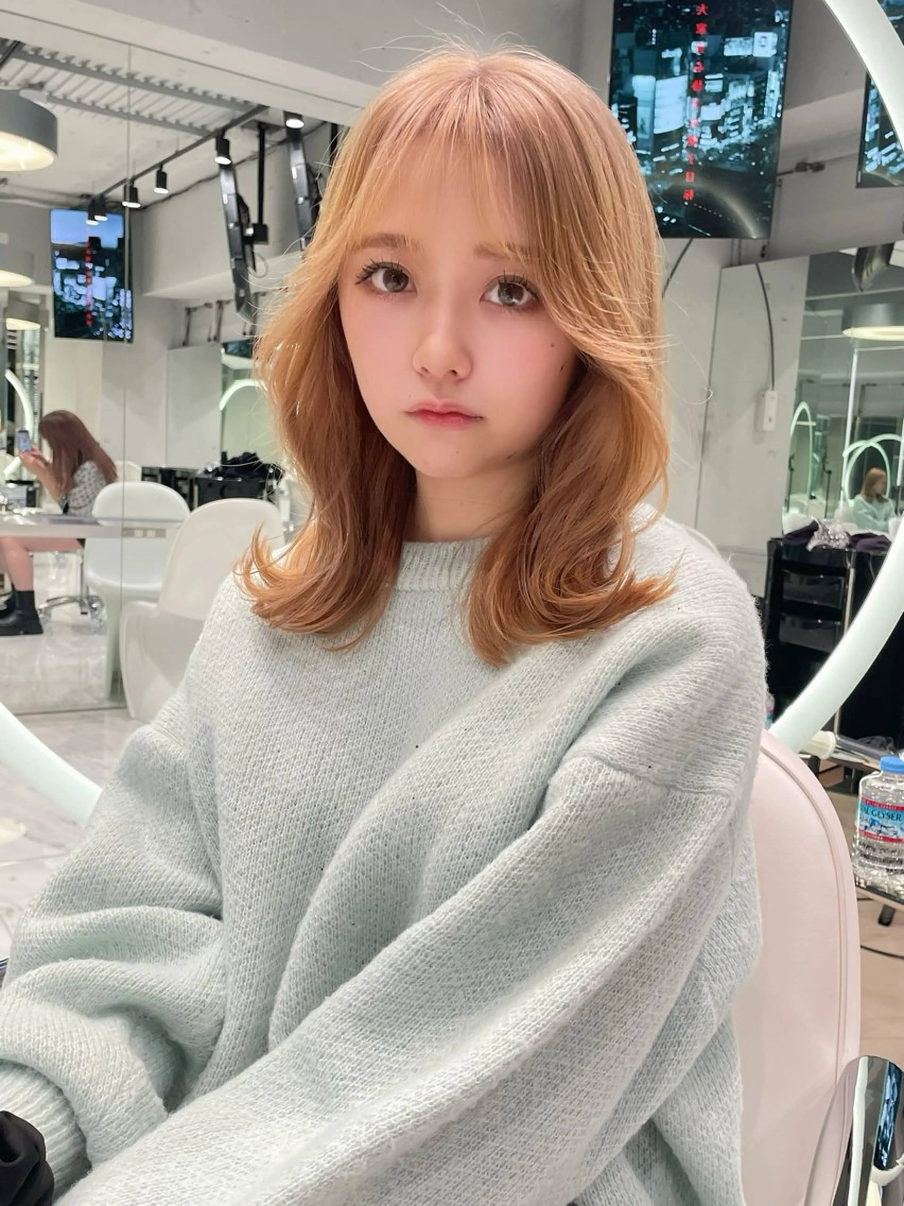 セミロング REDEAL SHIBUYA所属・maya/レイヤー カット/ミインパーマのヘアスタイル