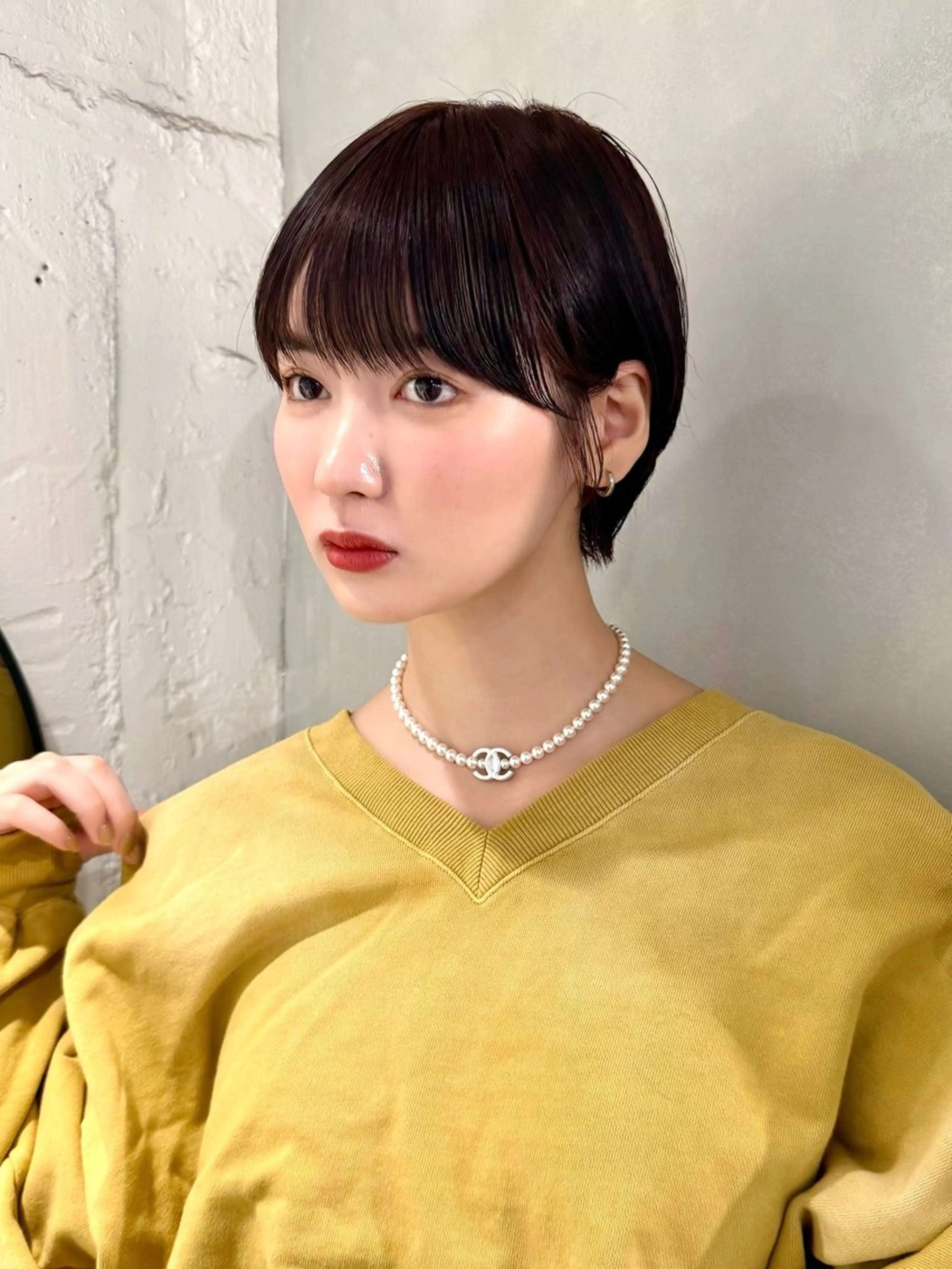 ショート カット ヘアカラー 骨格診断で絶対可愛い ✨丸みショート✨凌弥のヘアスタイル