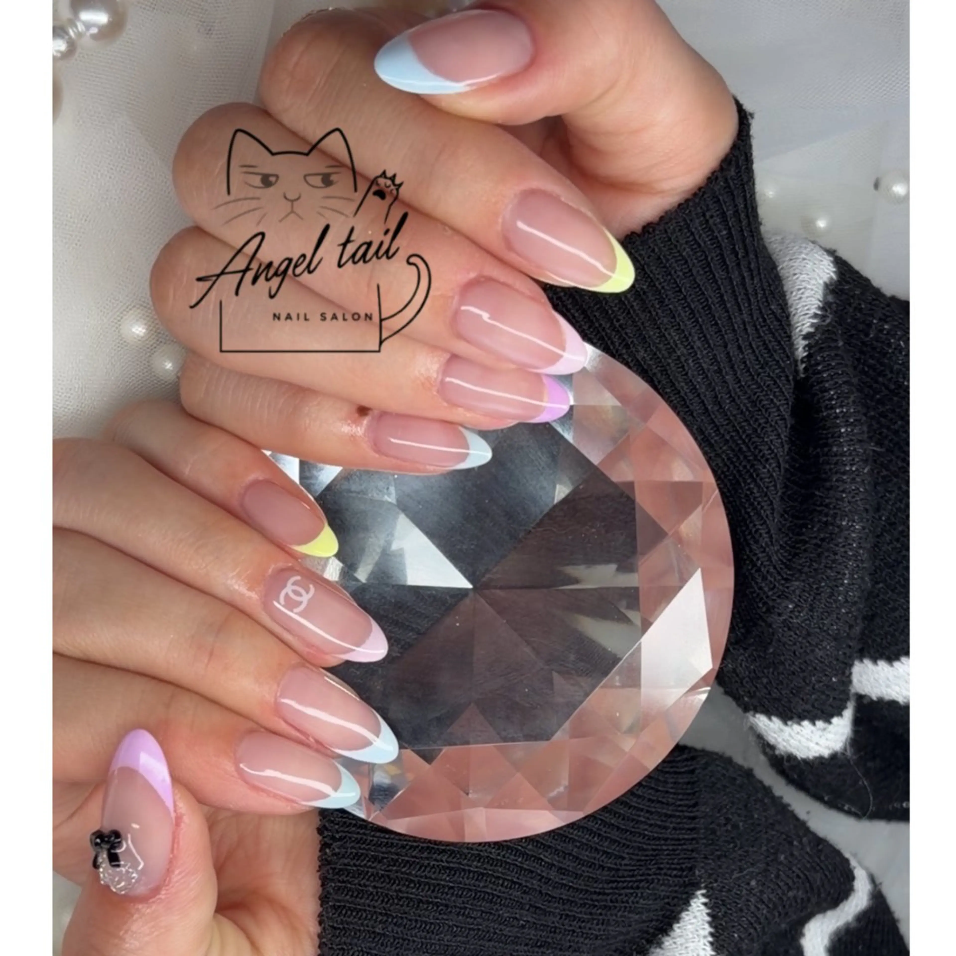 ネイル 春ネイル ハンドネイル Angel tailのネイルデザイン