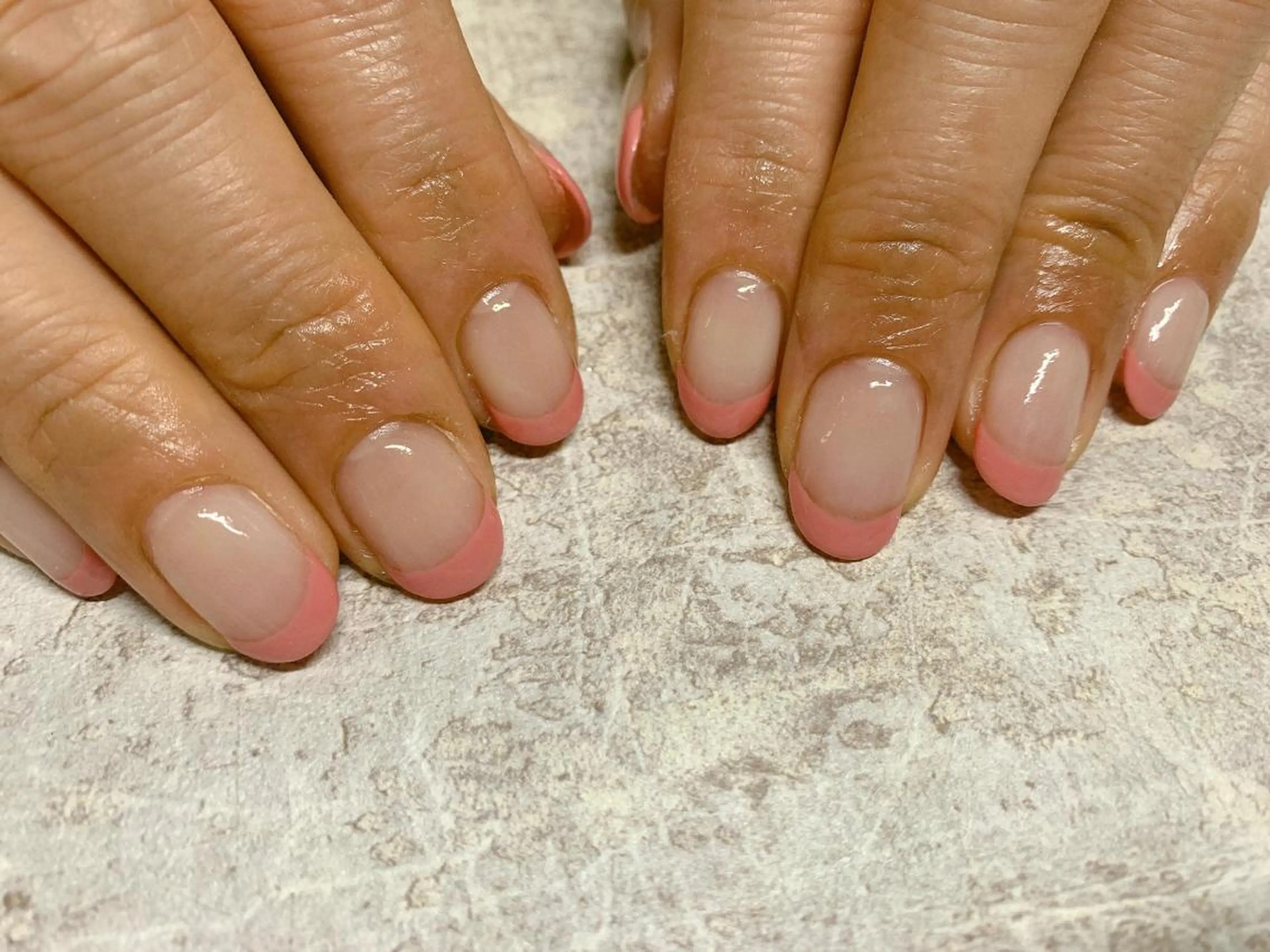 ネイル フレンチネイル Mogu nail 二子玉川のネイルデザイン