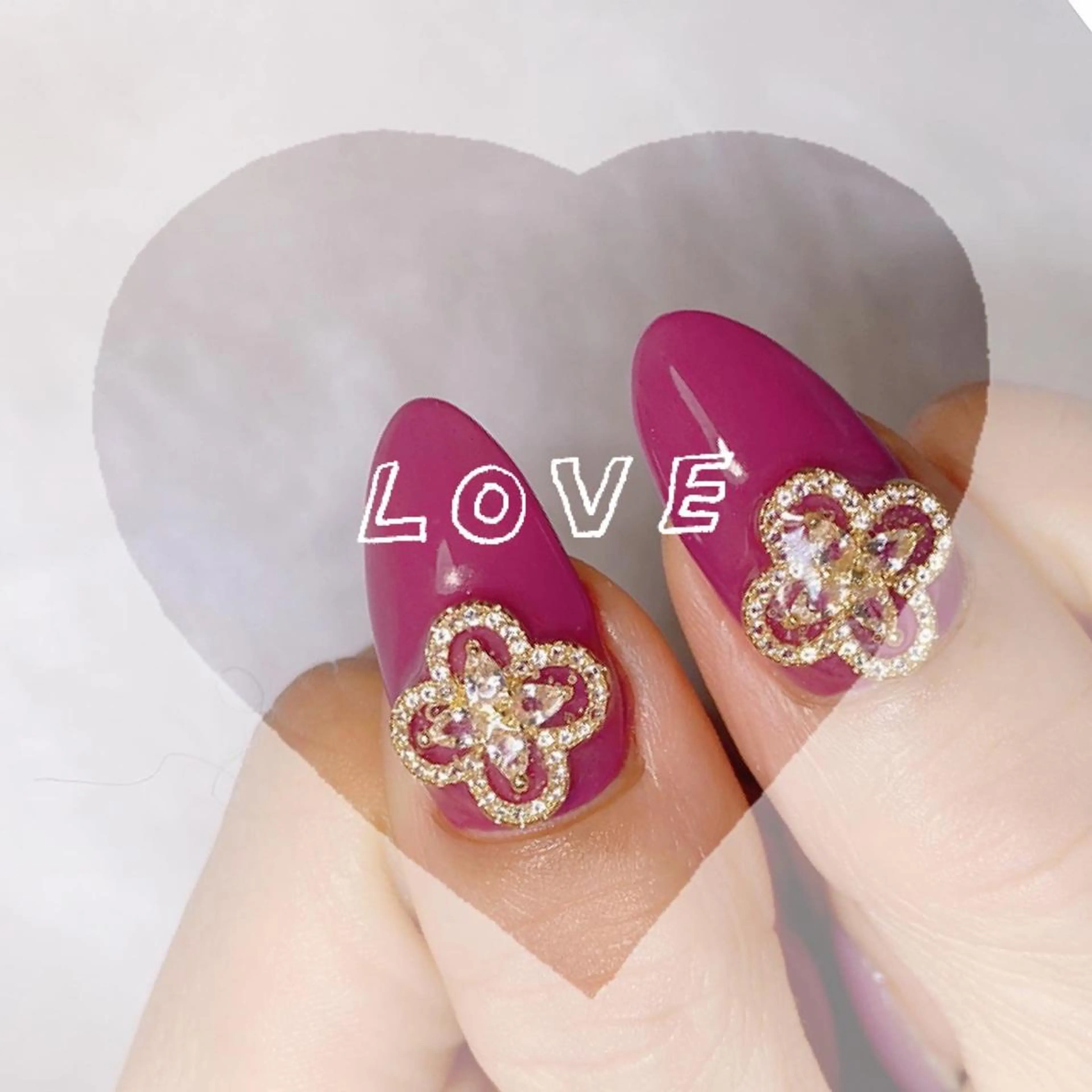 ネイル ハンドネイル RiLion💗 Risa🦋💜のネイルデザイン