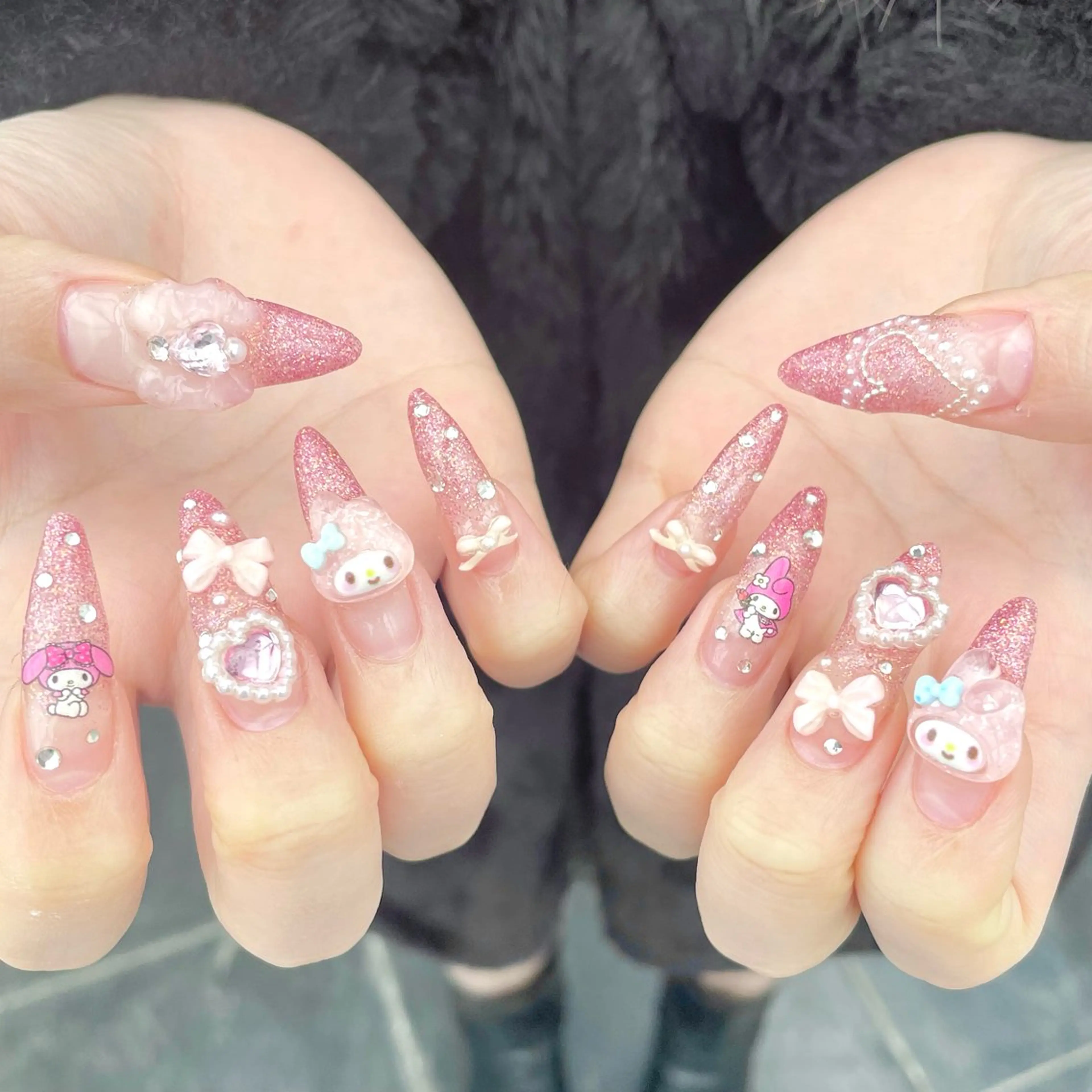 ネイル ハンドネイル Nail ヌシん家 AKANEのネイルデザイン