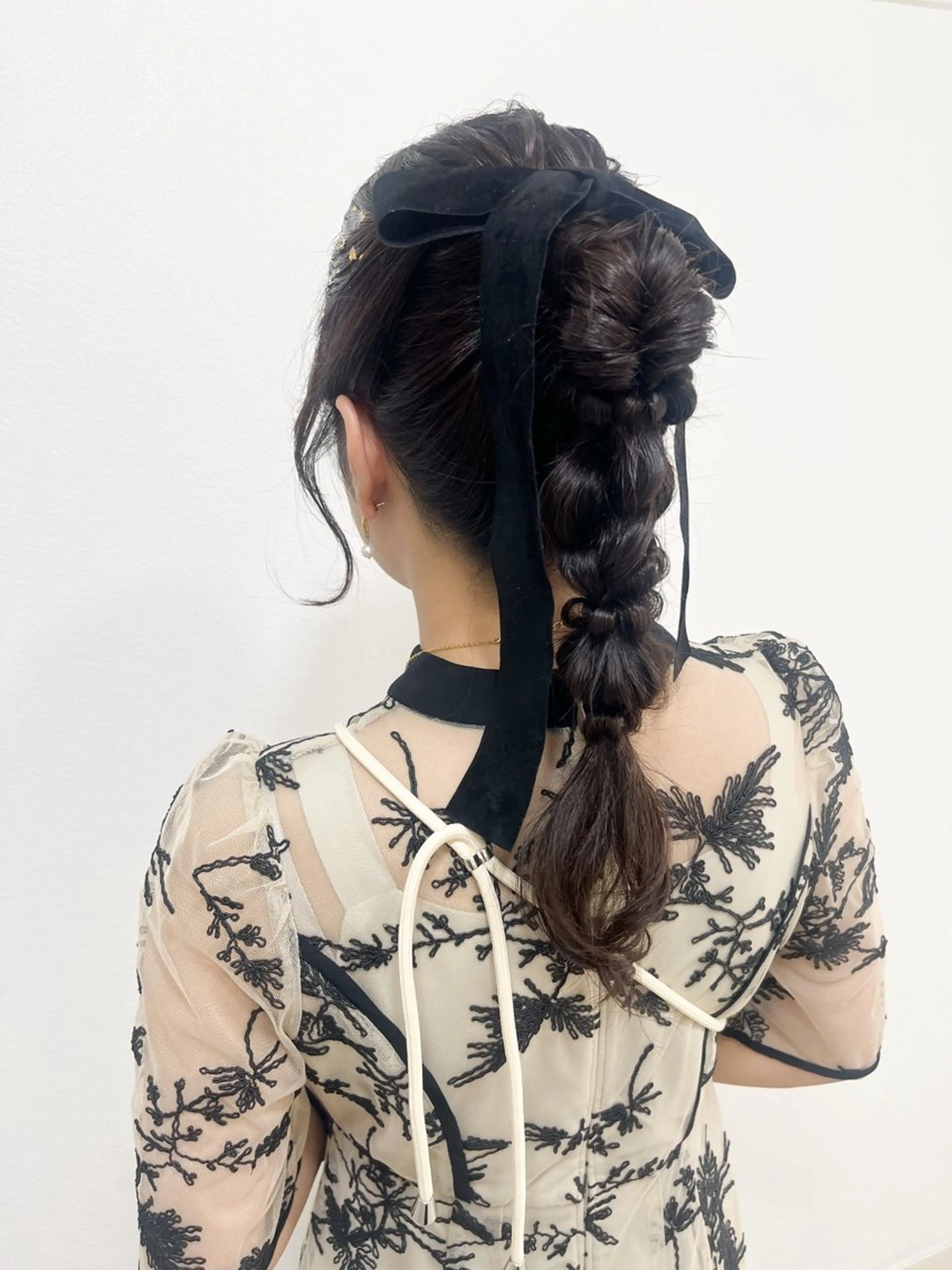 セミロング ヘアアレンジ ヘアセットサロン /上坪愛美のヘアスタイル