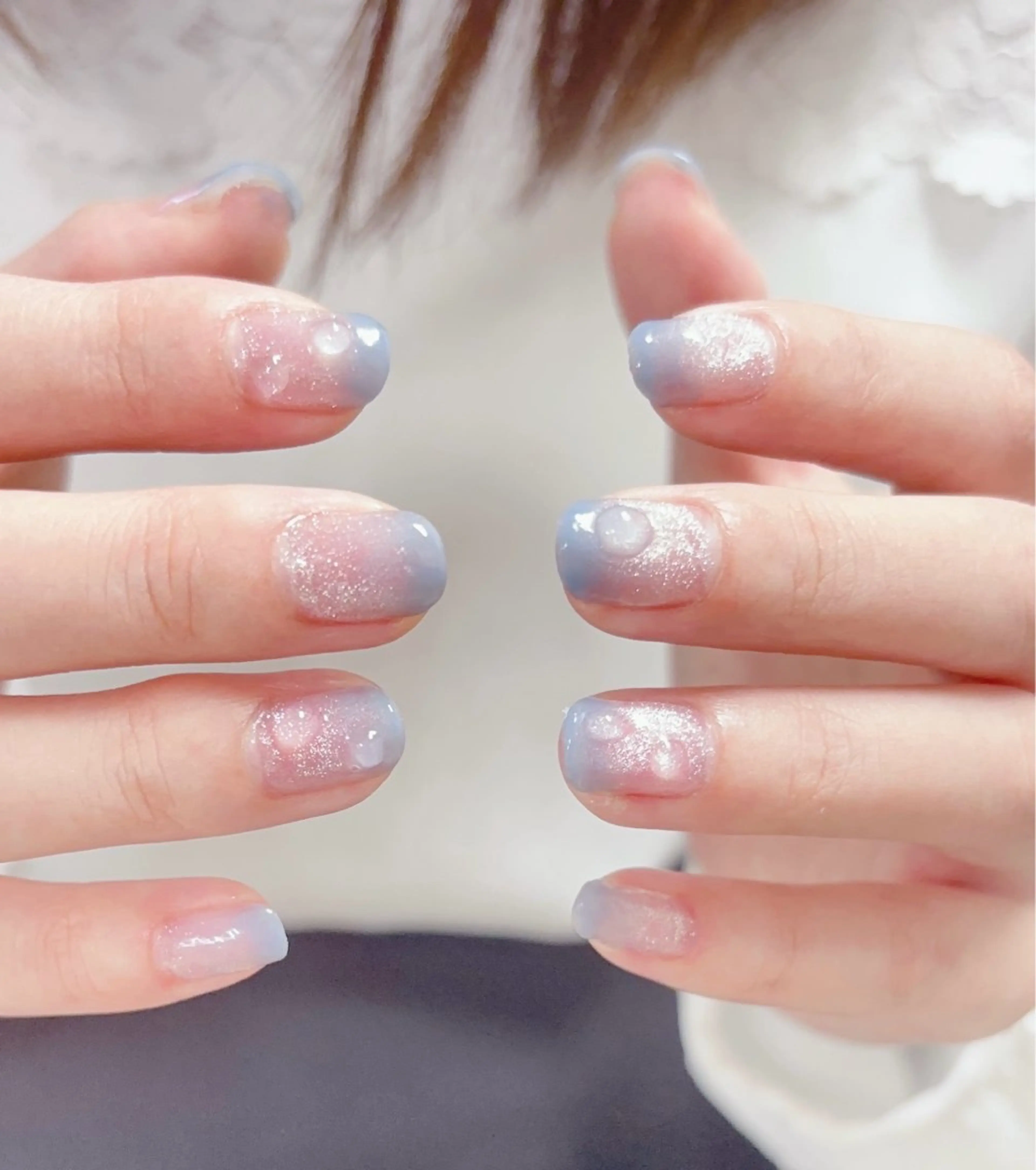 ミニモ学割✨️グラデーションネイル(オフ込)アート2本の写真