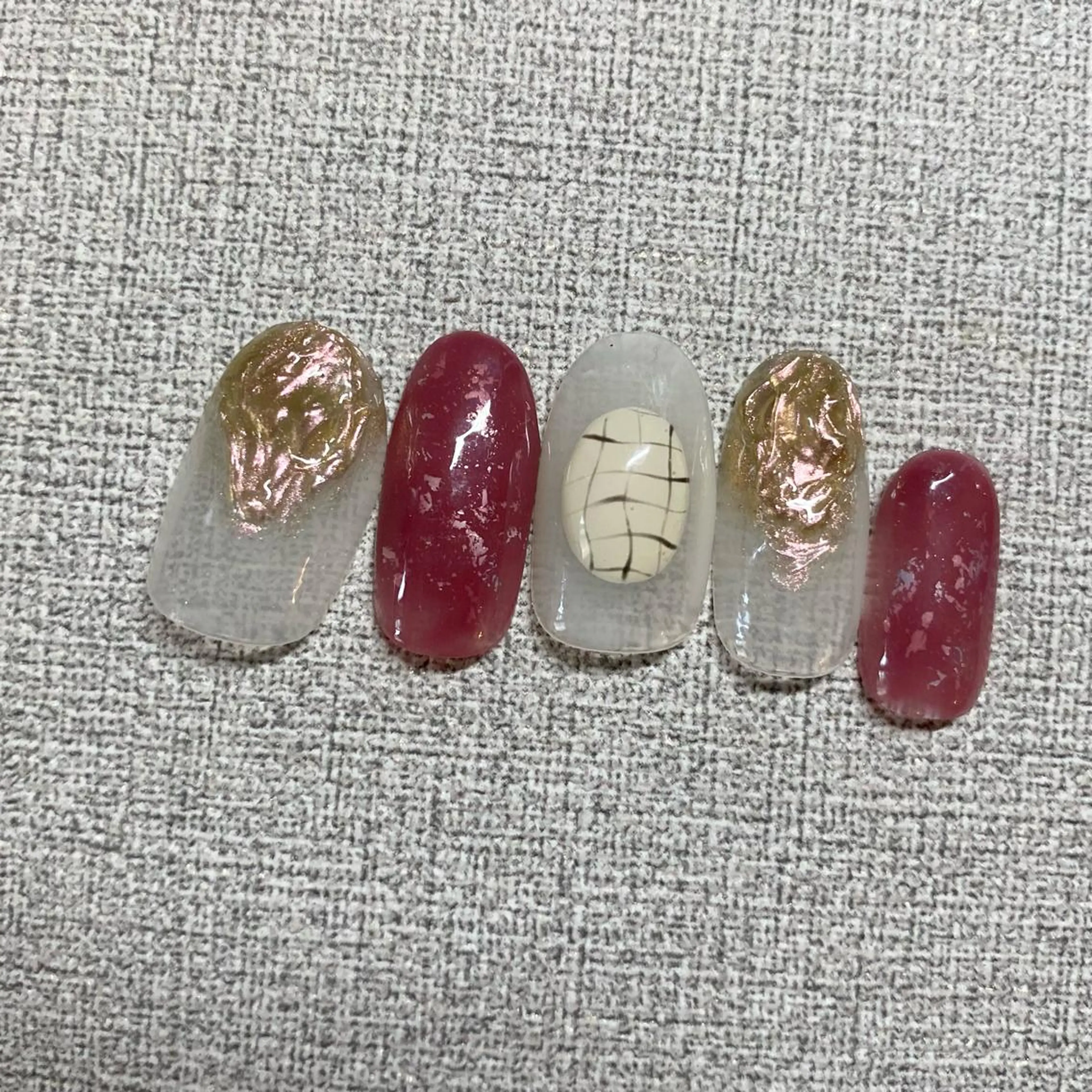 ネイル アートネイル フットネイル ニュアンスネイル 冬ネイル 山田 貴子のネイルデザイン