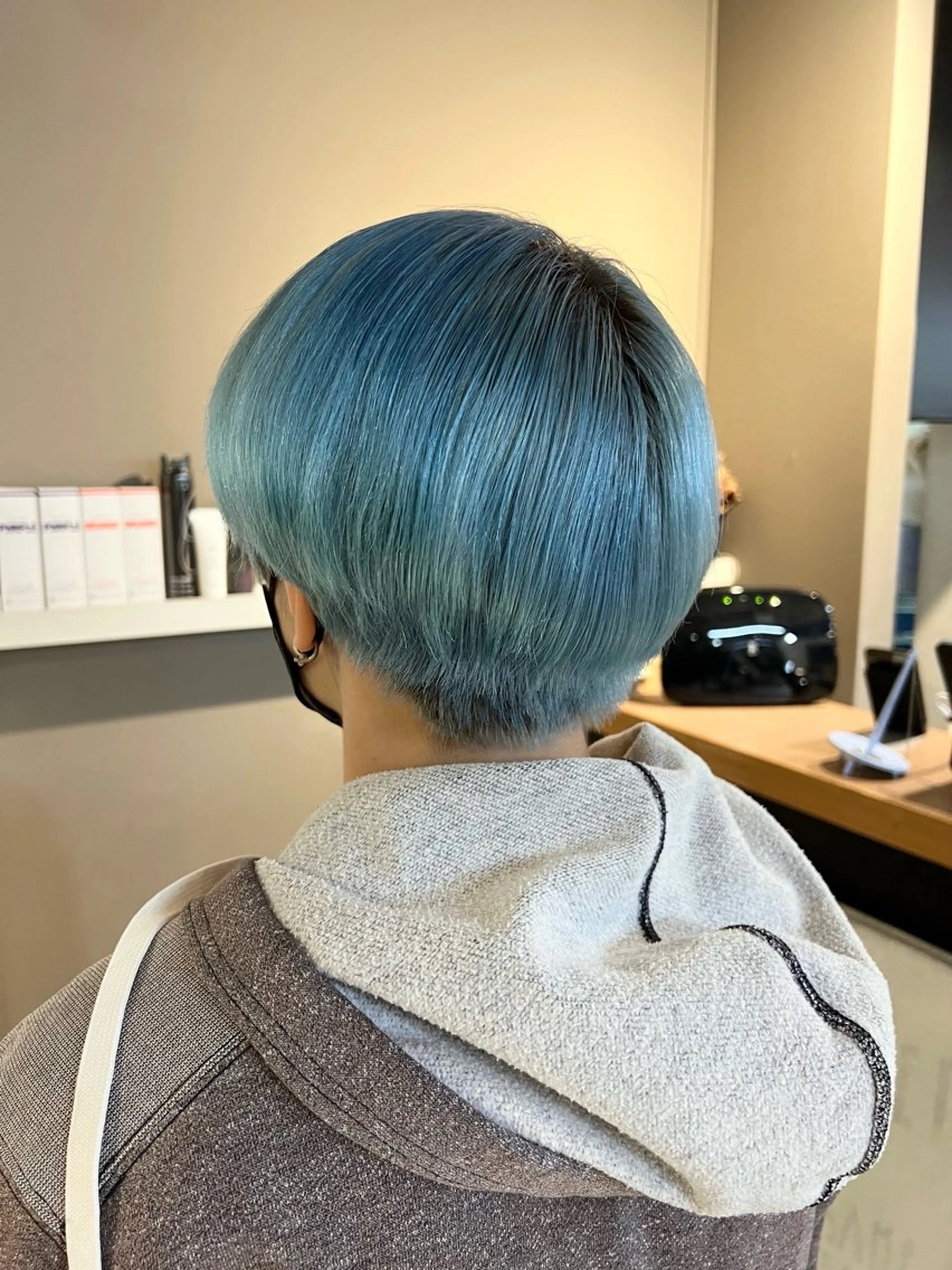 ショート カラー ブリーチ daiki 原宿のヘアスタイル