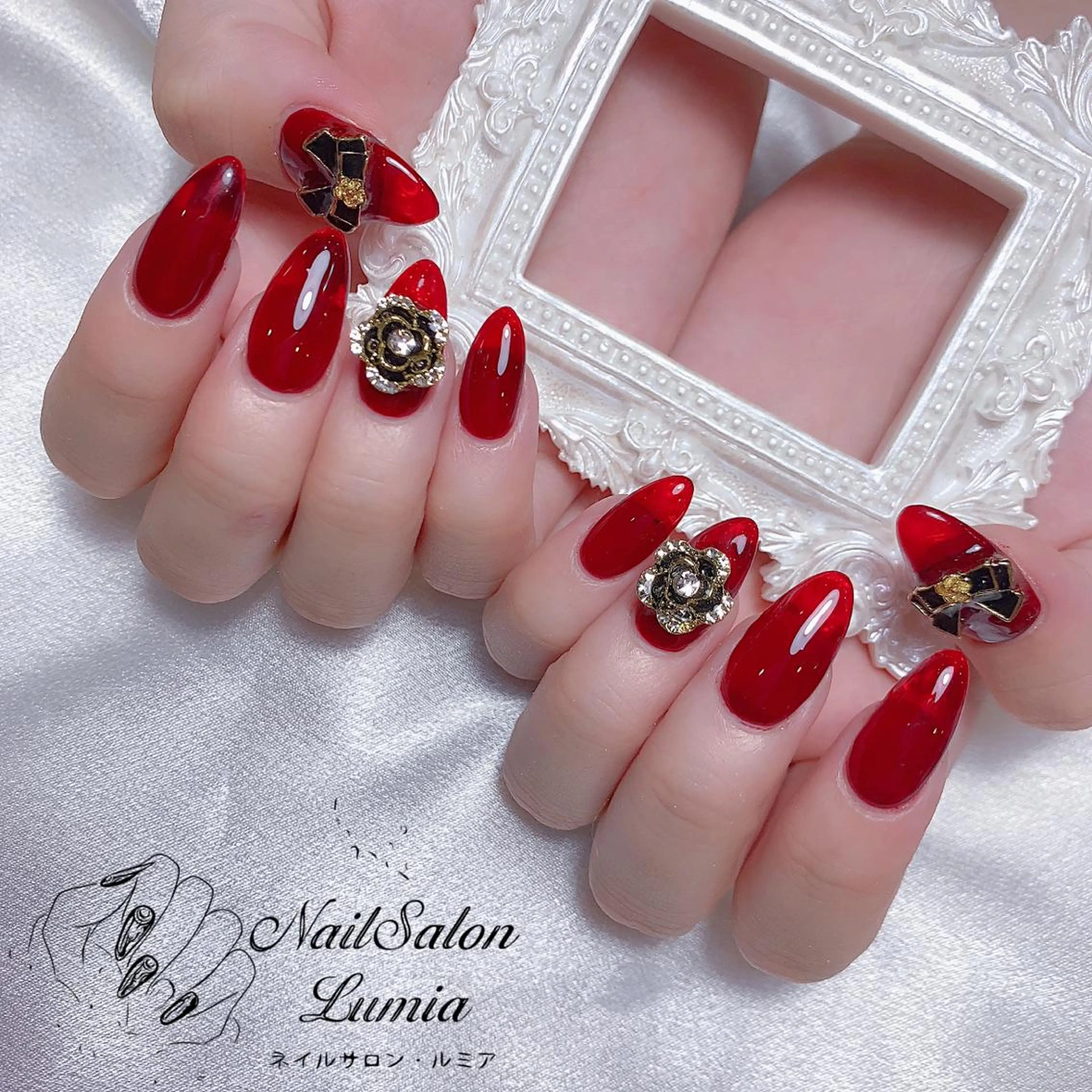 ネイル ハンドネイル ネイルサロン ルミア Lumia 店長のネイルデザイン