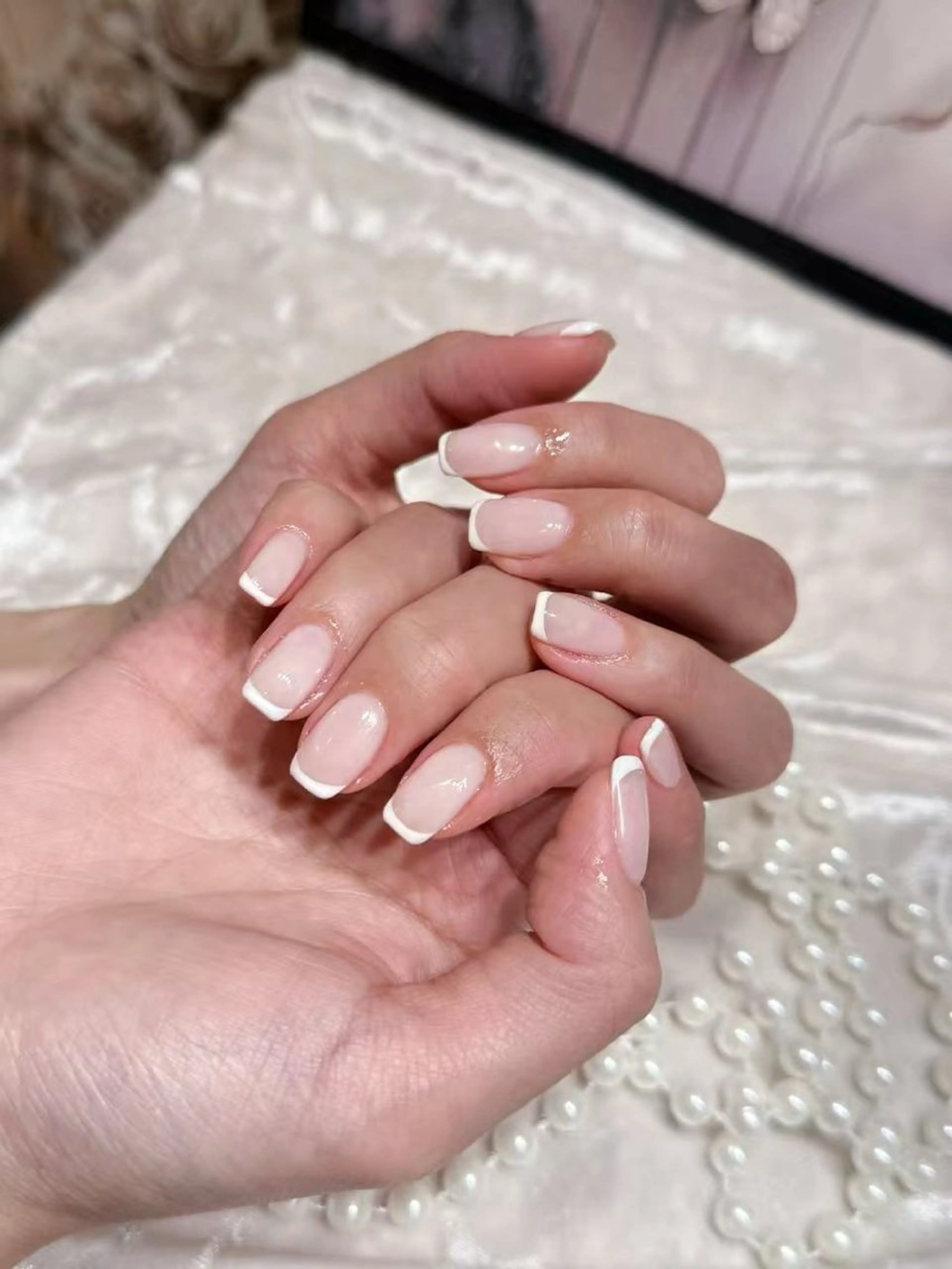 ネイル アートネイル フットネイル フレンチネイル ジェルネイル ハート Babarla Nailのネイルデザイン