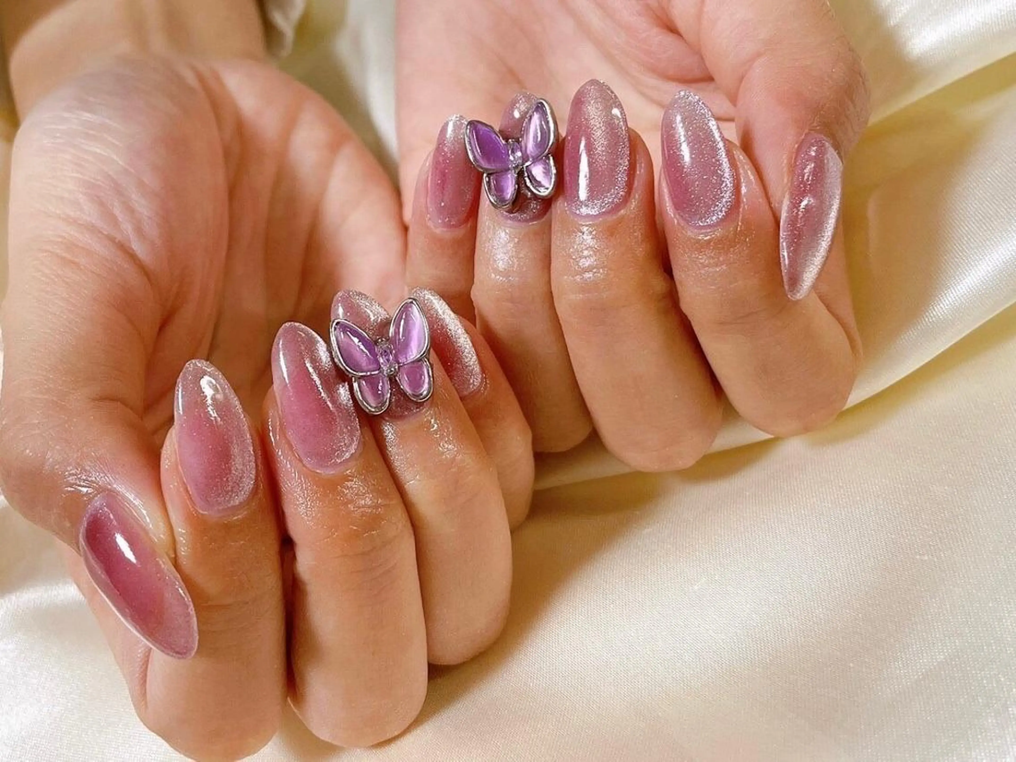 ネイル マグネットネイル ハンドネイル kiki nail 二子玉川のネイルデザイン