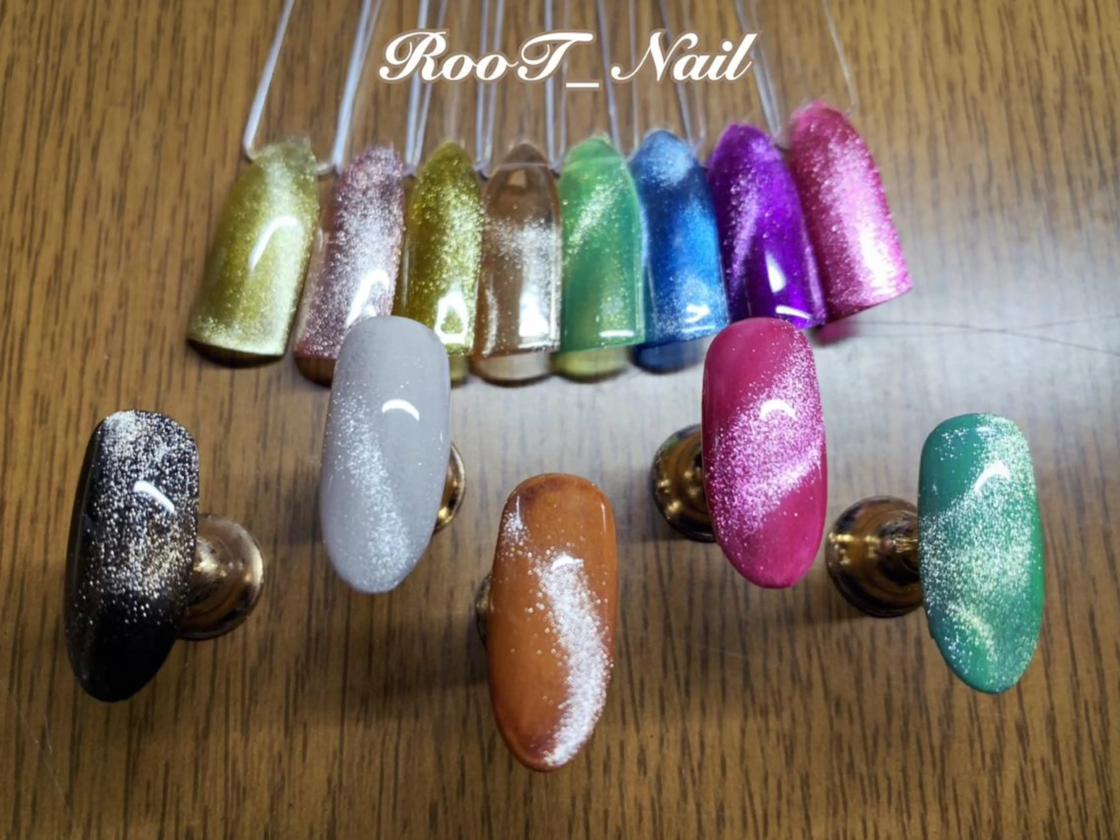 メンズ ネイル マグネットネイル ハンドネイル RooT Nailのネイルデザイン