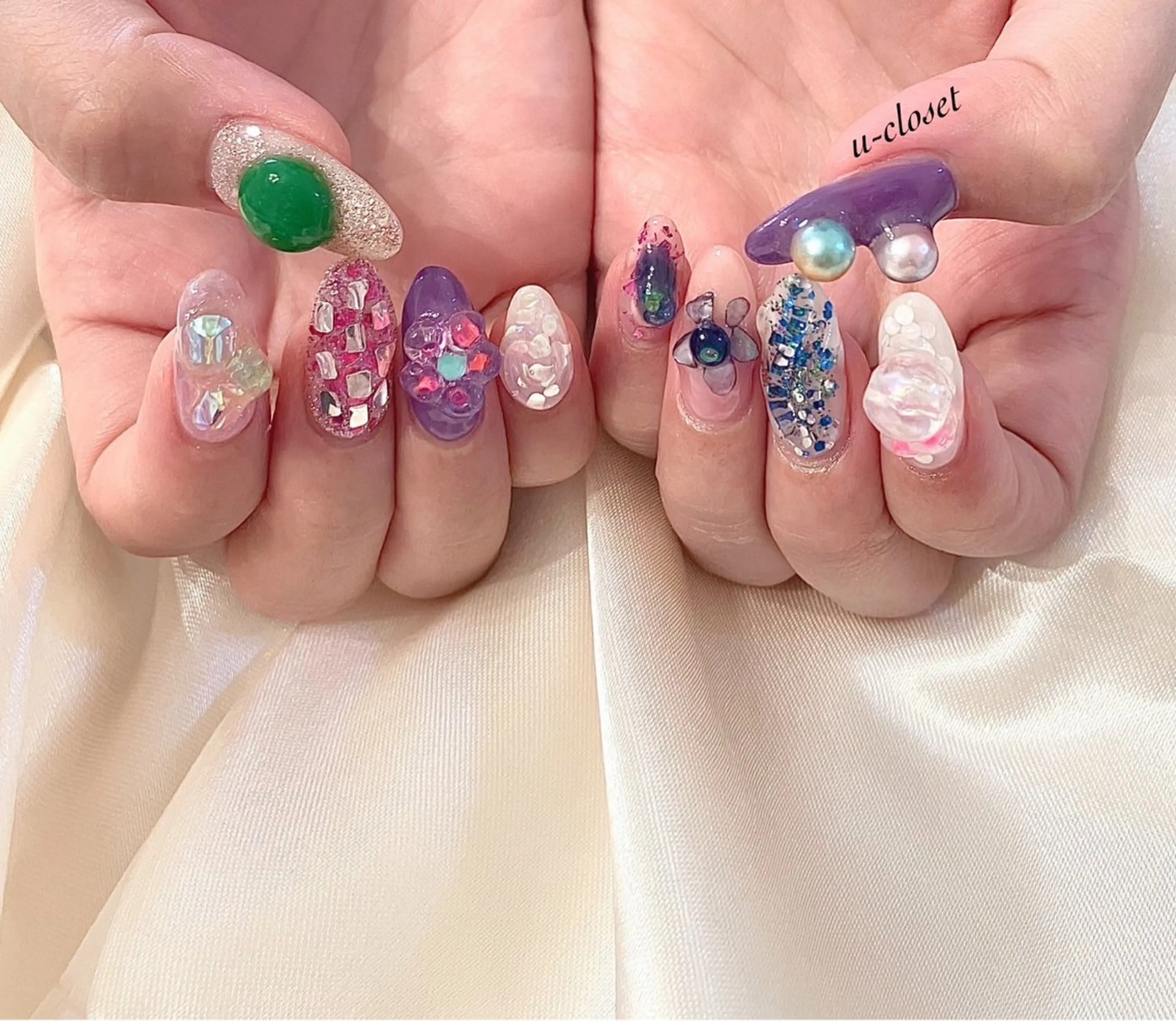 ネイル ハンドネイル u closetのネイルデザイン