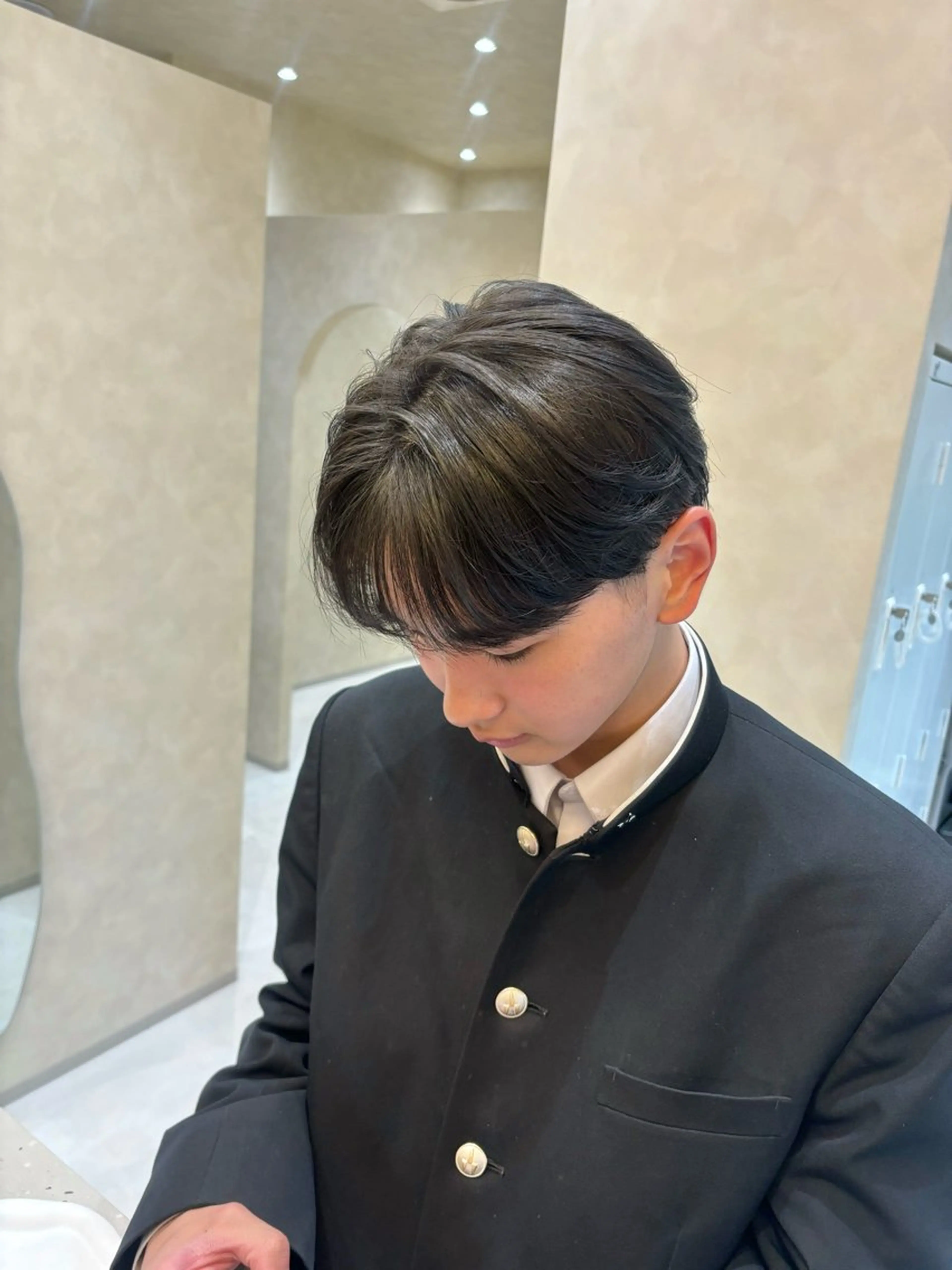 メンズ マッシュ シースルーマッシュ Yukie♡ Zinaのヘアスタイル