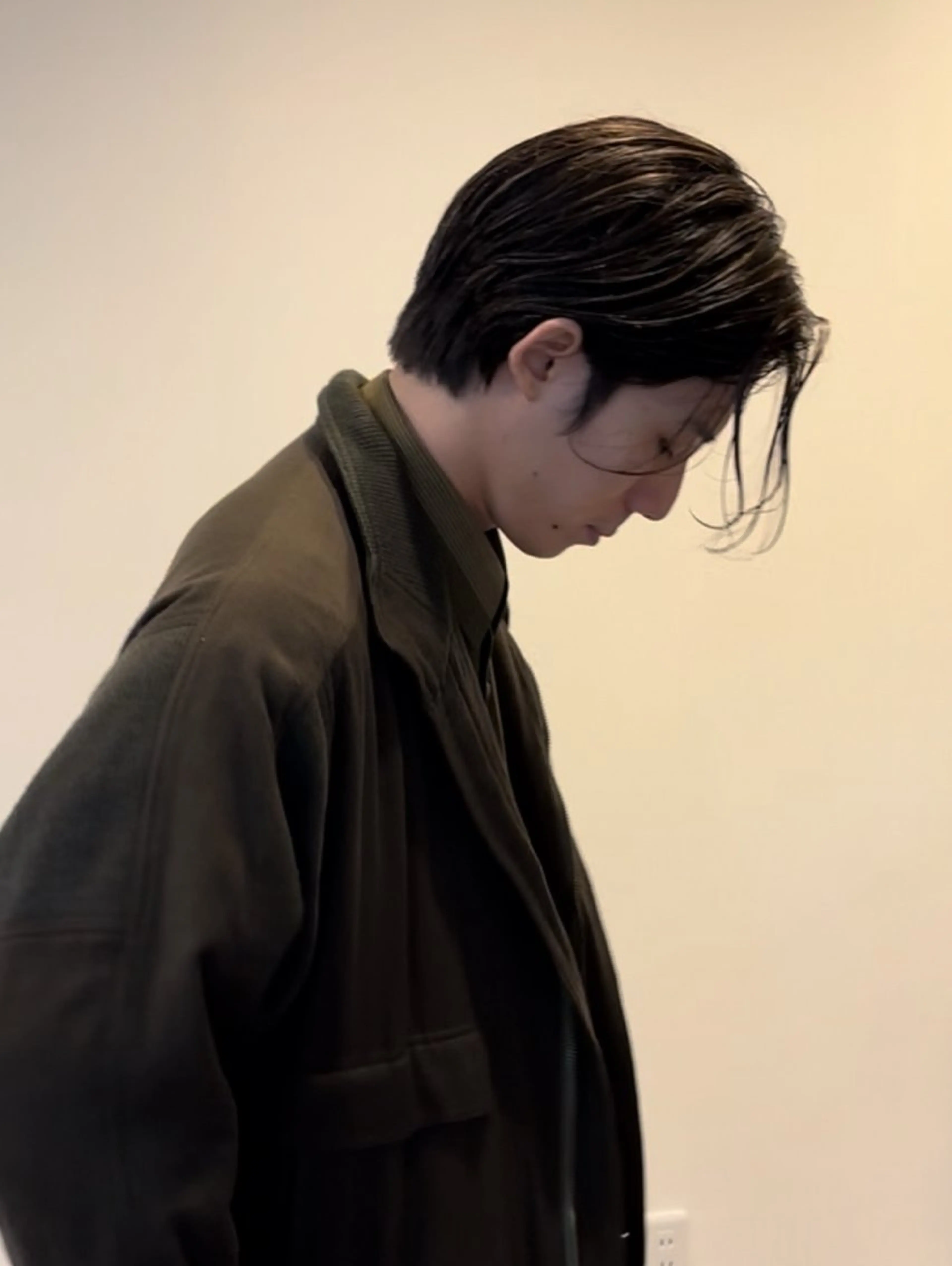 セミロング メンズ 丹 海空斗のヘアスタイル