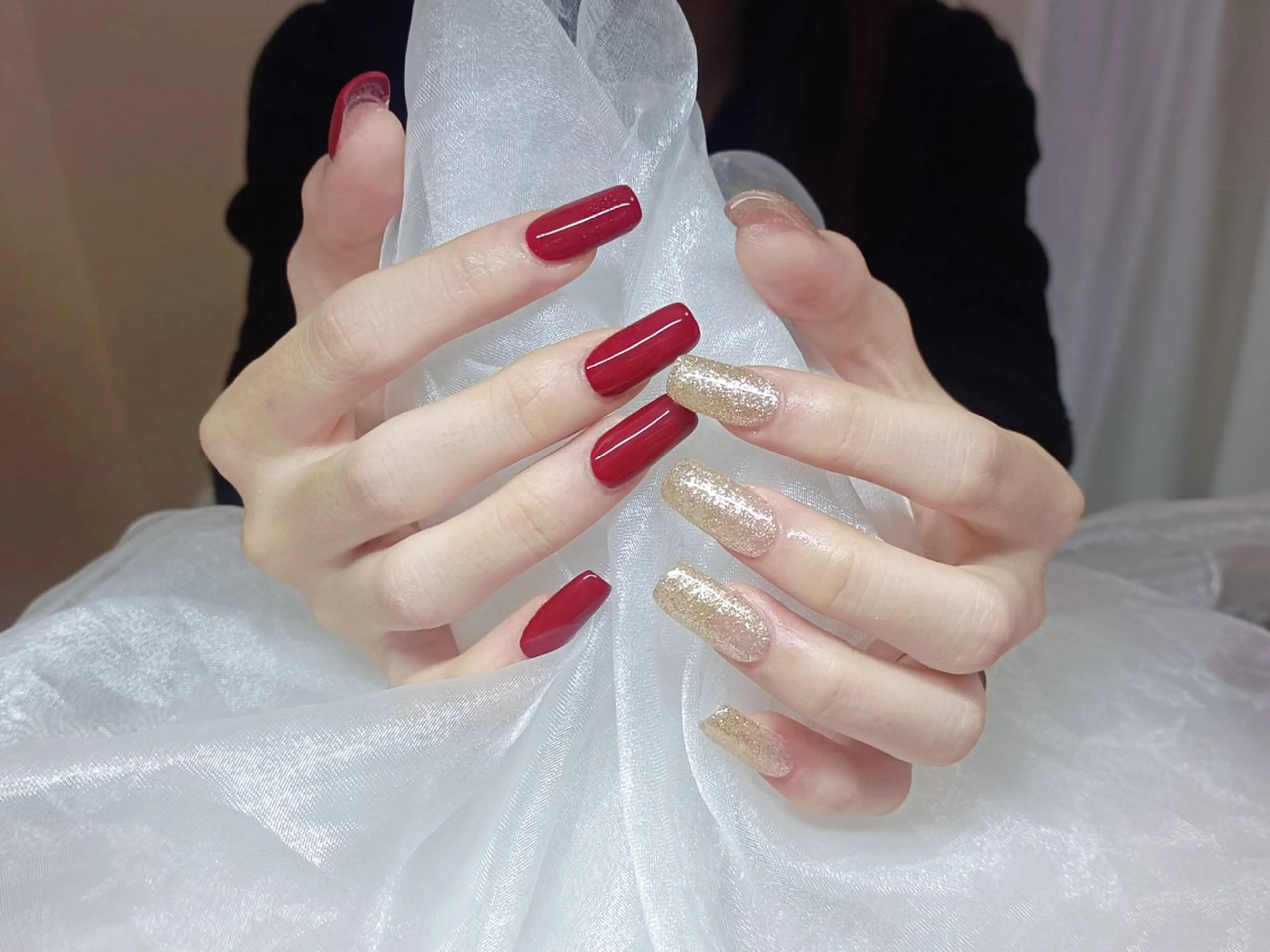 💅（ミニモ限定割引）長さ出し10本+ワンカラーorラメグラ(2色までOK）の写真