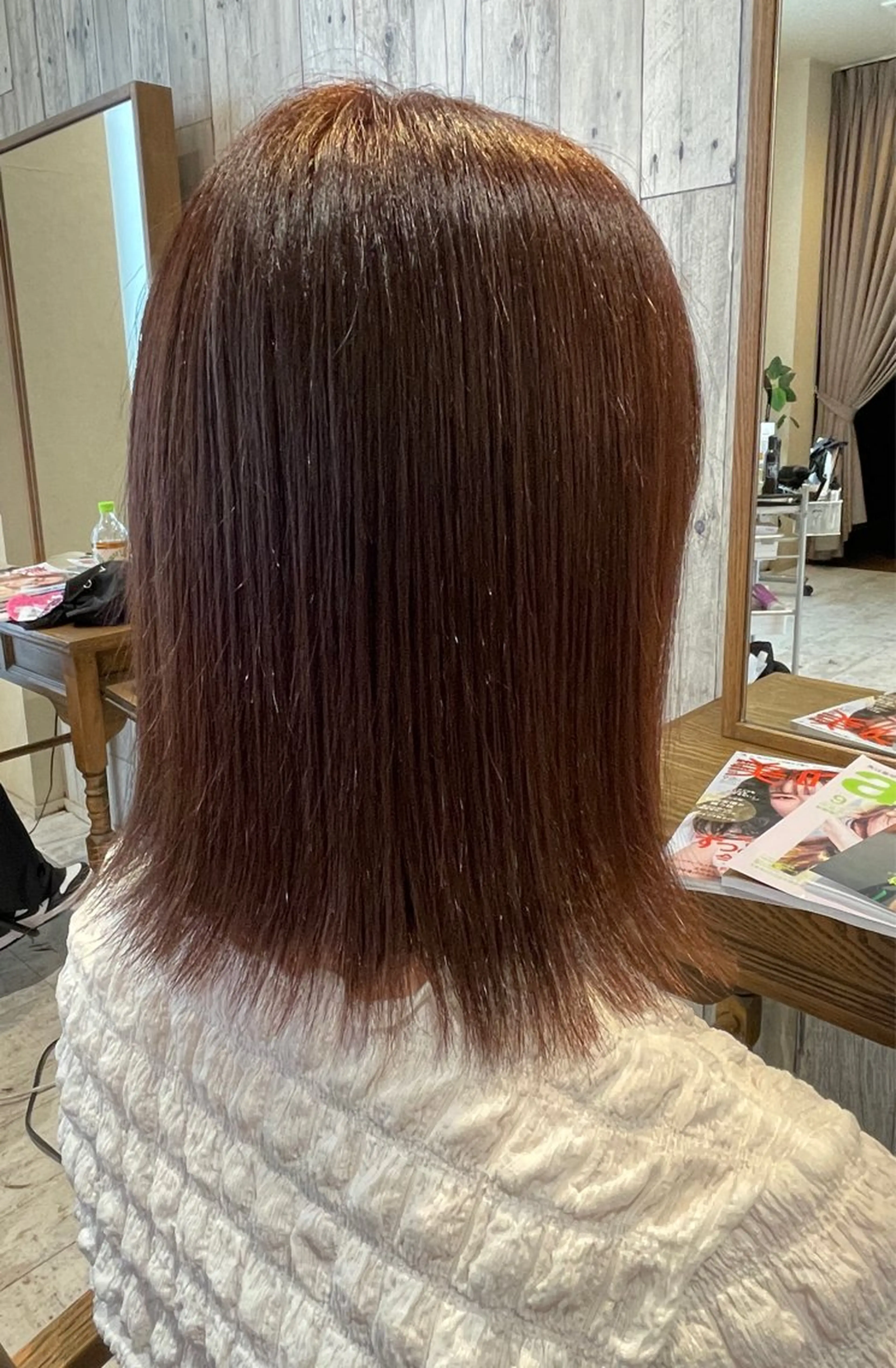ミディアム カラー RECEL 多治見店所属・RECIEL多治見店 松本恵美子のヘアスタイル