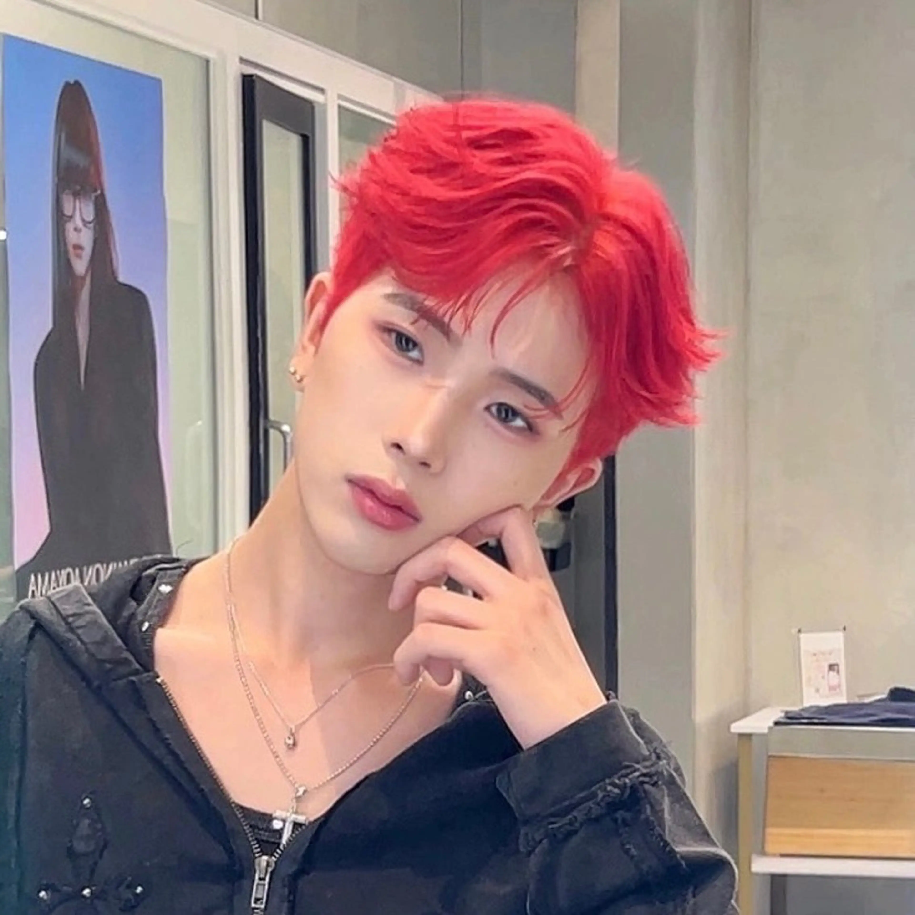 ショート カラー メンズ カット ヘアカラー 岡田大志🇰🇷 中/韓メンズヘアのヘアスタイル