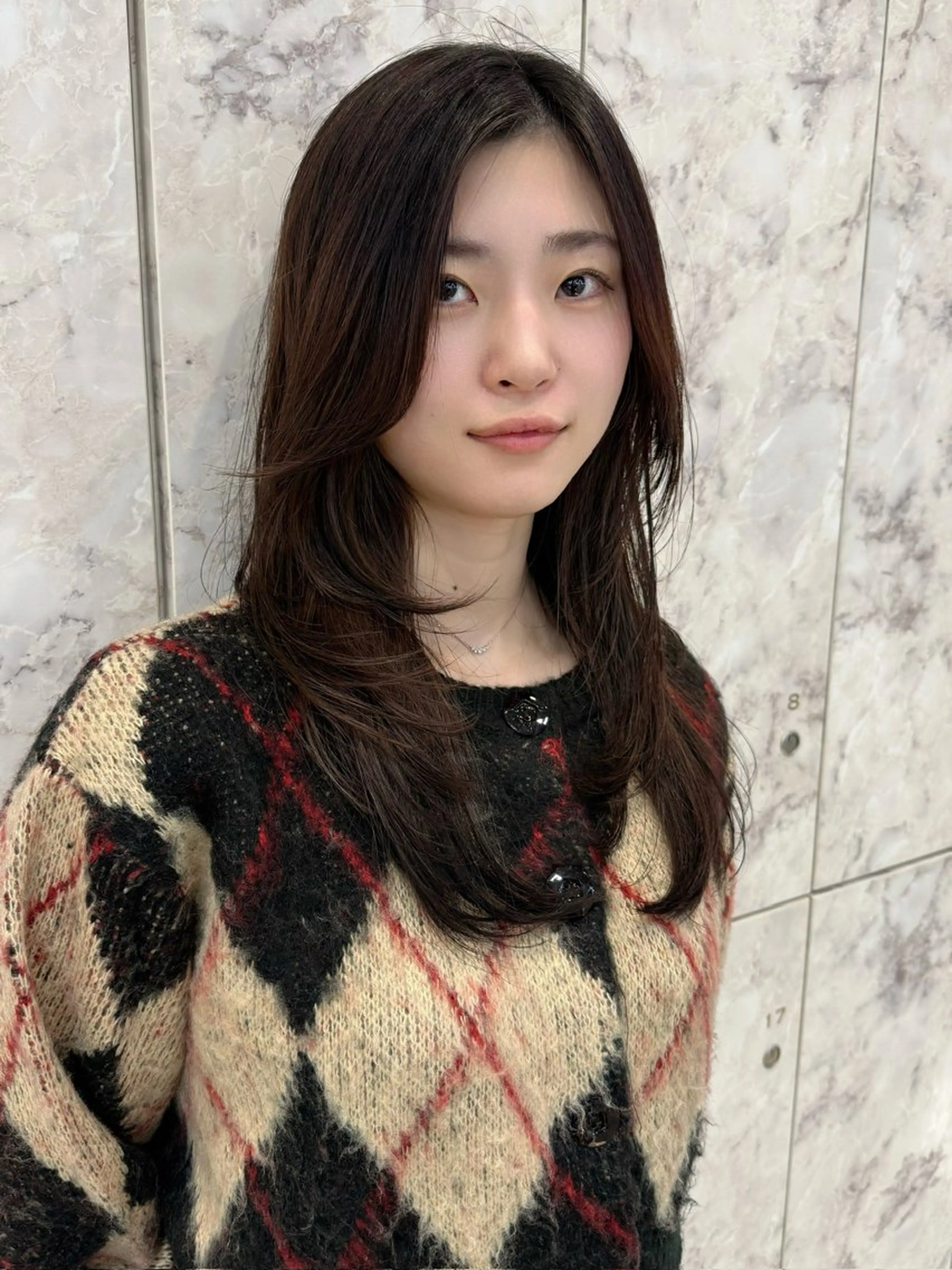 ロング レイヤーカット Sea Shinjuku所属・ハッシュカット/ 韓国レイヤーTERUのヘアスタイル