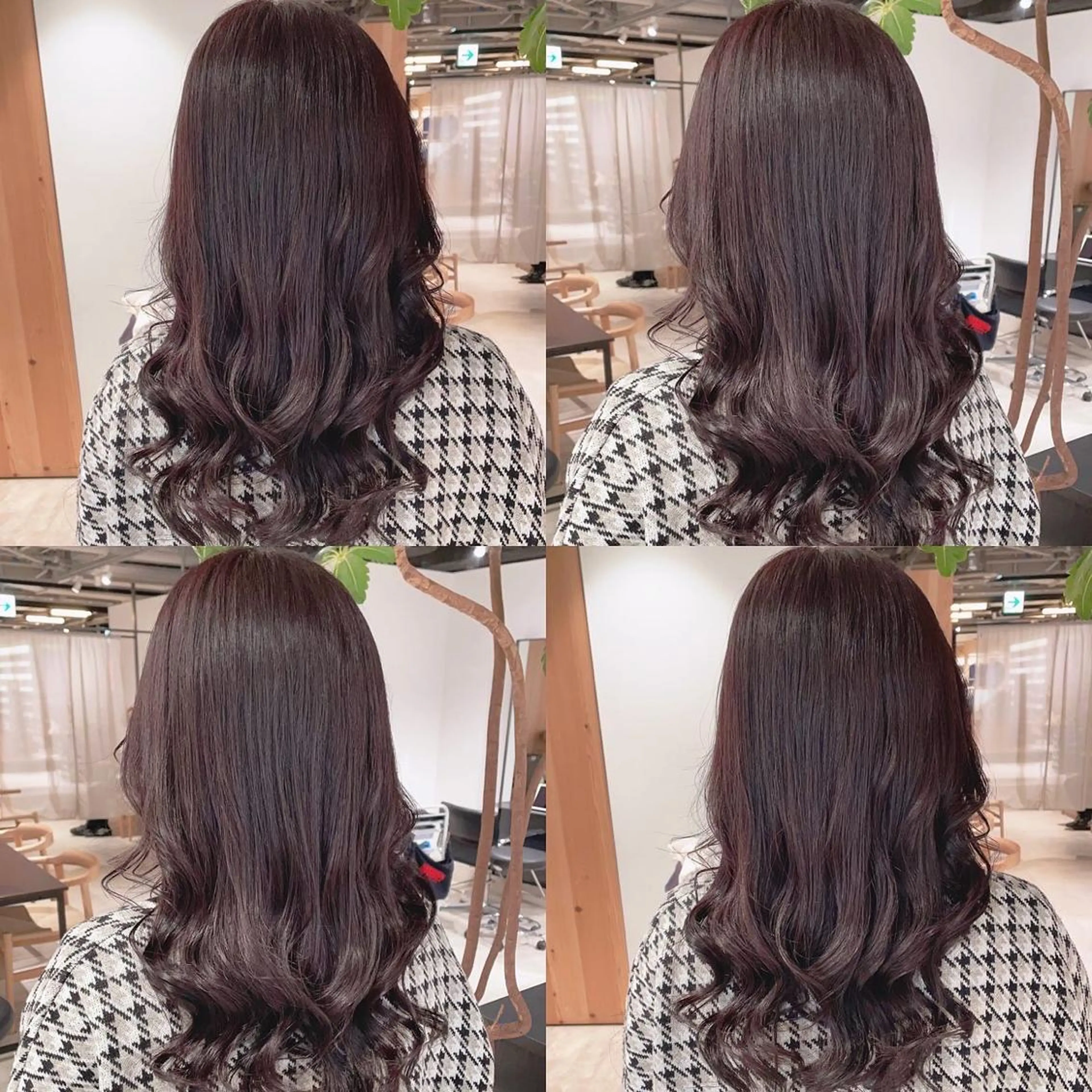 セミロング カラー ブラウンカラー ピンクカラー ピンクブラウン ヘアカラー トリートメント 渋谷:インナーカラー ／🍒エリカ🍒のヘアスタイル