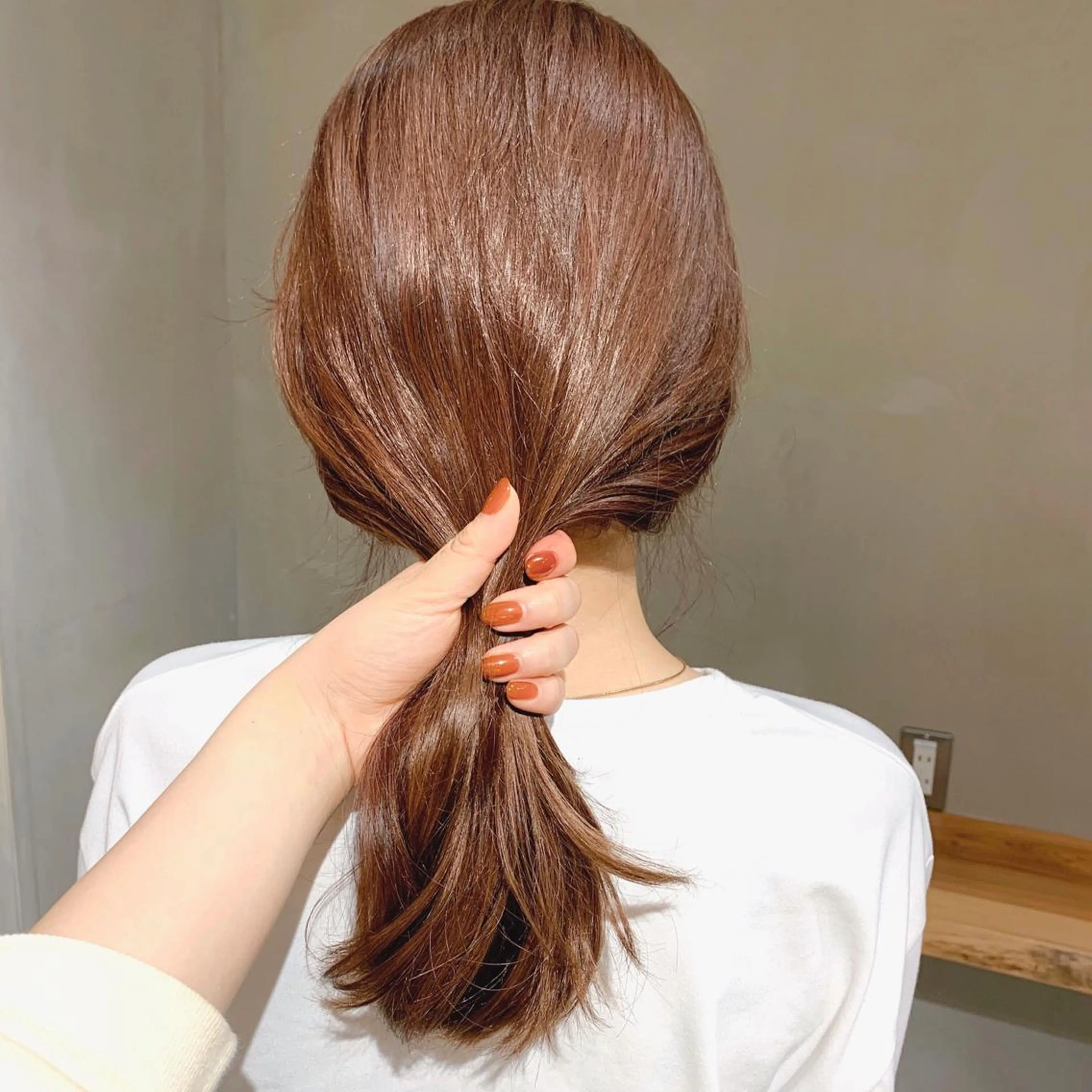 ミディアム カラー Nikiita所属・mizuki /ケアブリーチのヘアスタイル