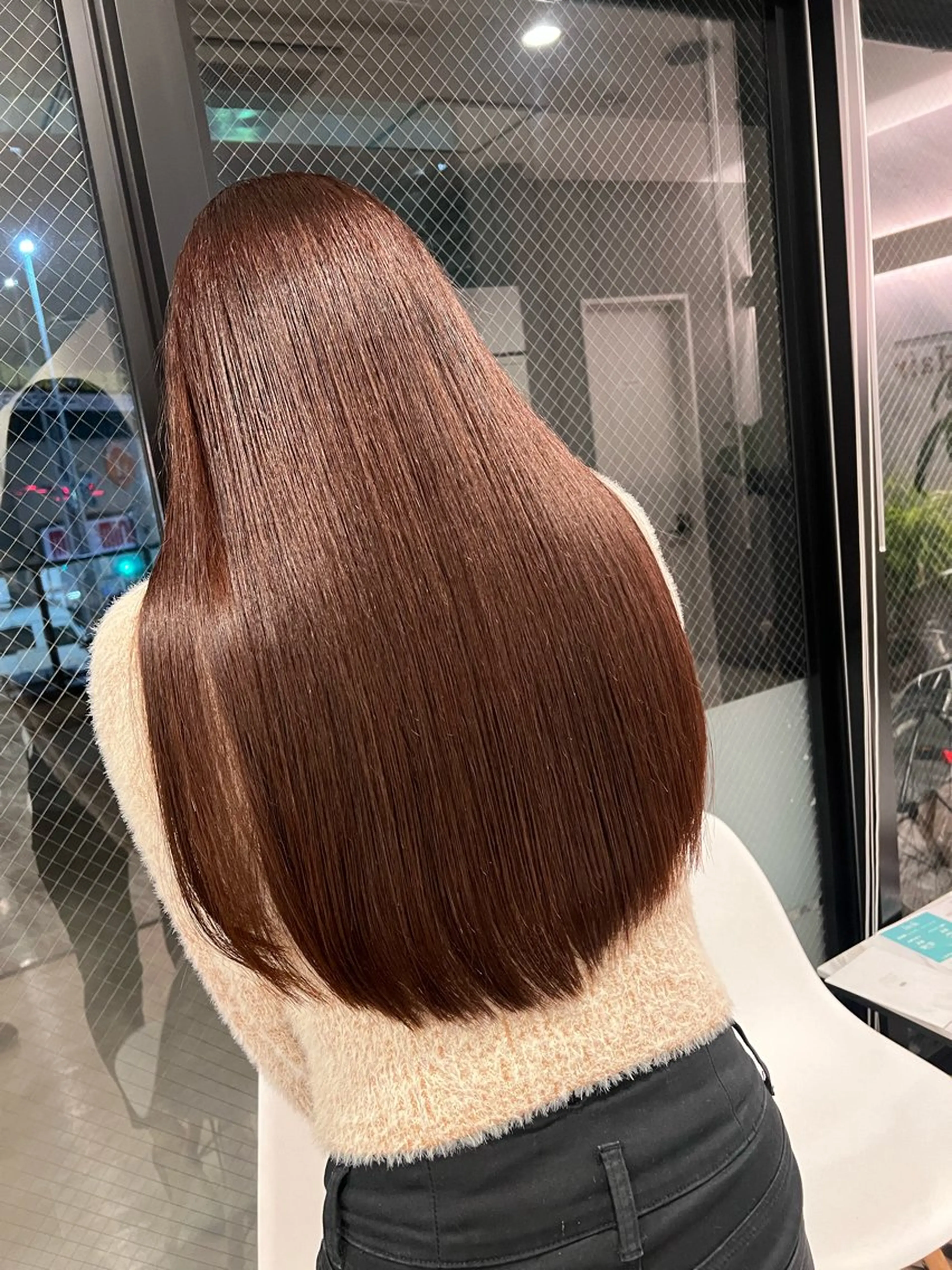 ✨プレミアムストレート✨+カット   最高峰のケア剤を使用したダメージレス縮毛矯正🤞 傷ませたくない‼️という人は👍の写真