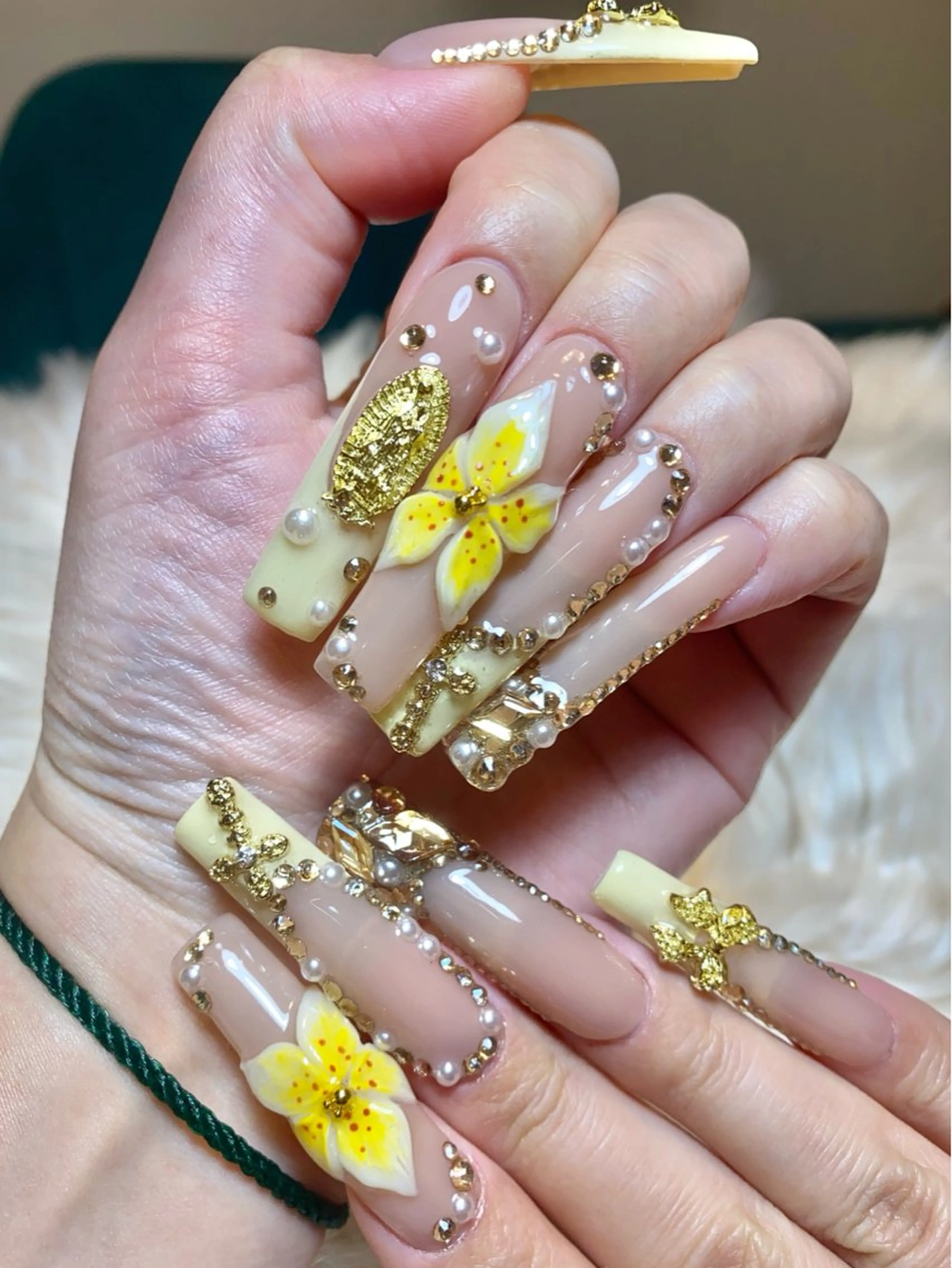 ネイル ロングネイル ハンドネイル 爪屋所属・橋本 里香のネイルデザイン