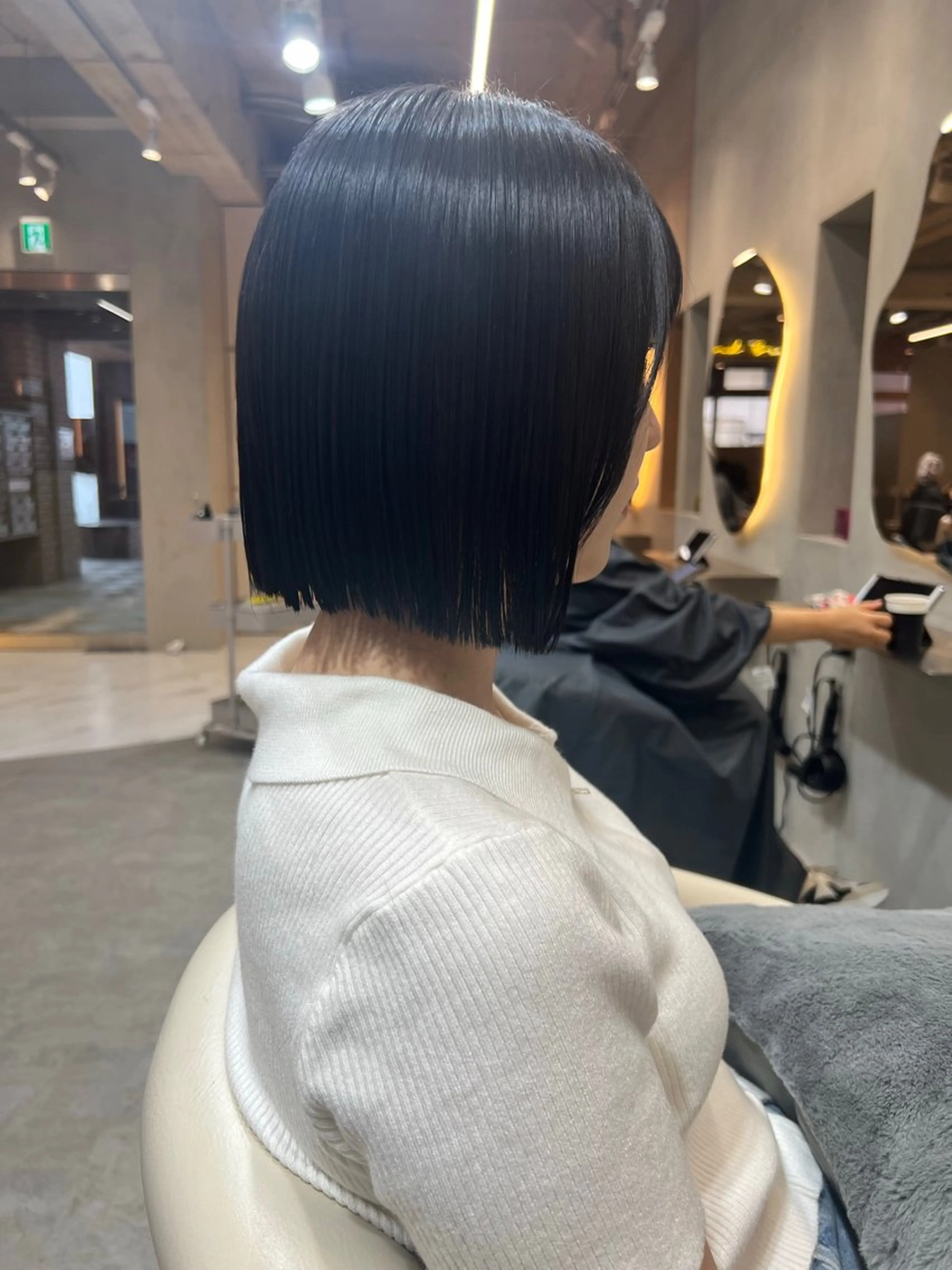 ショート カラー ボブ 🔶似合わせセンター パート/ヤス🔶のヘアスタイル