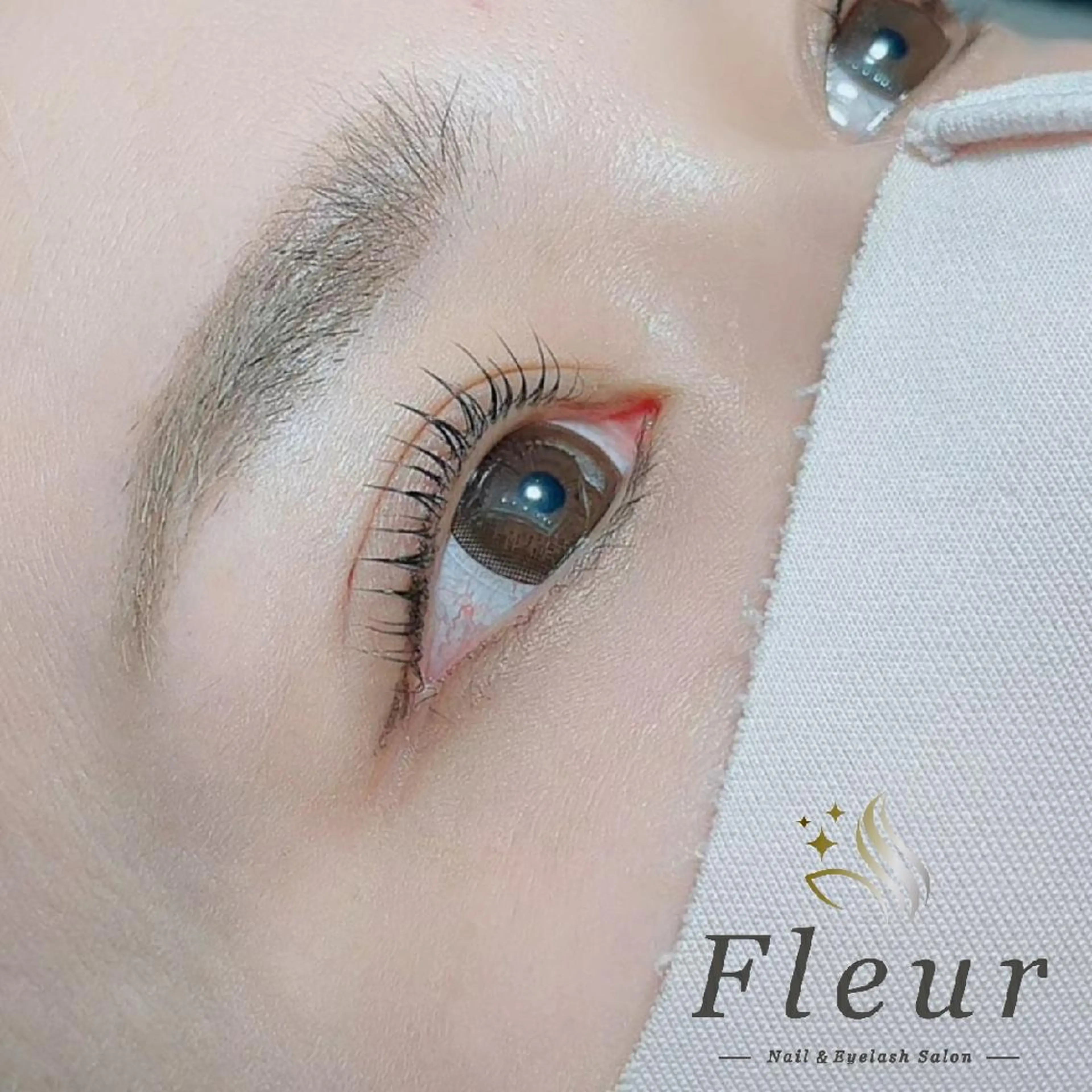 マツエク・マツパ パリジェンヌラッシュリフト nail&eye ♡Fleur♡のネイルデザイン