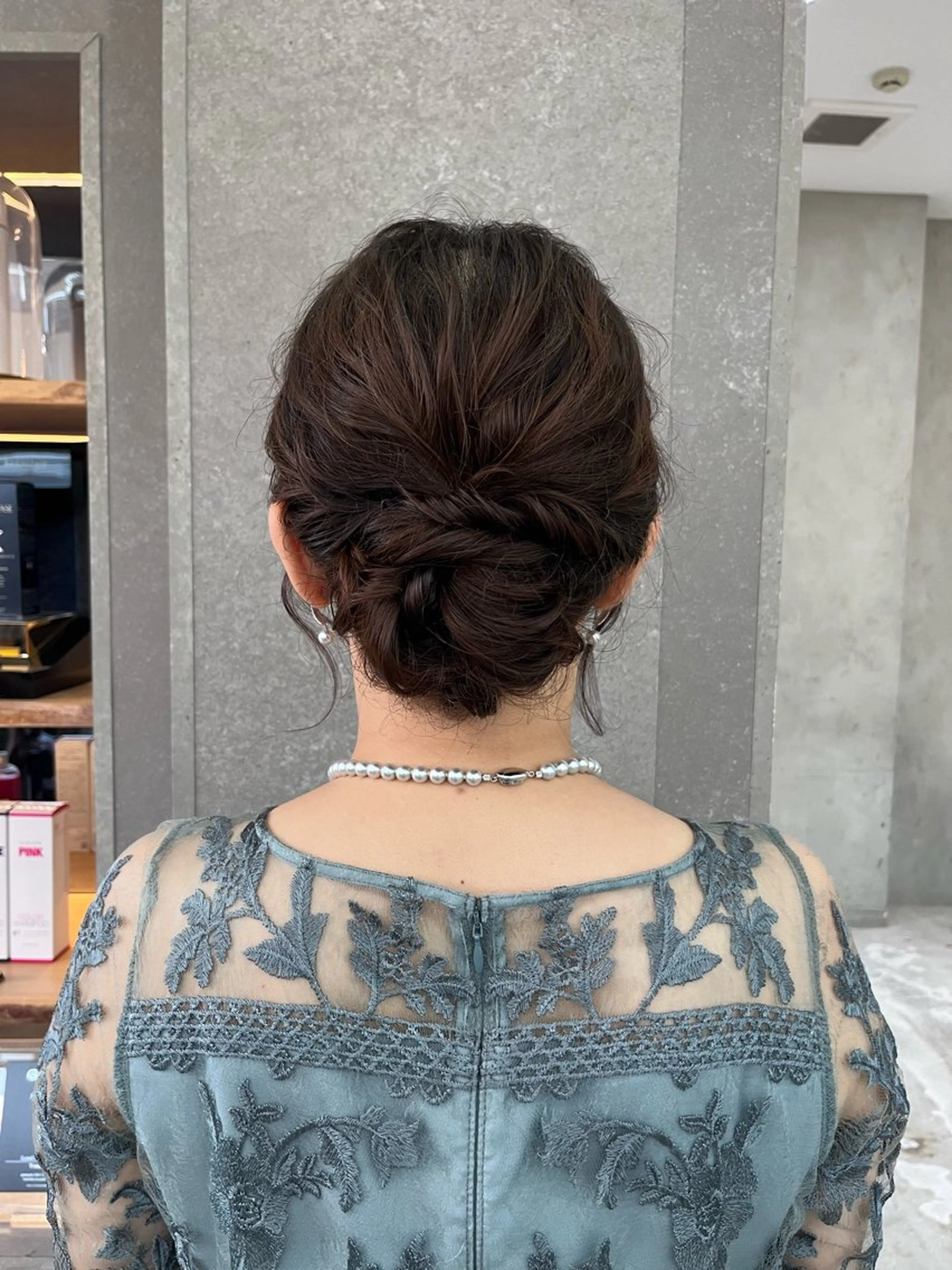 セミロング レイヤーくびれヘア アレンジmanakaのヘアスタイル