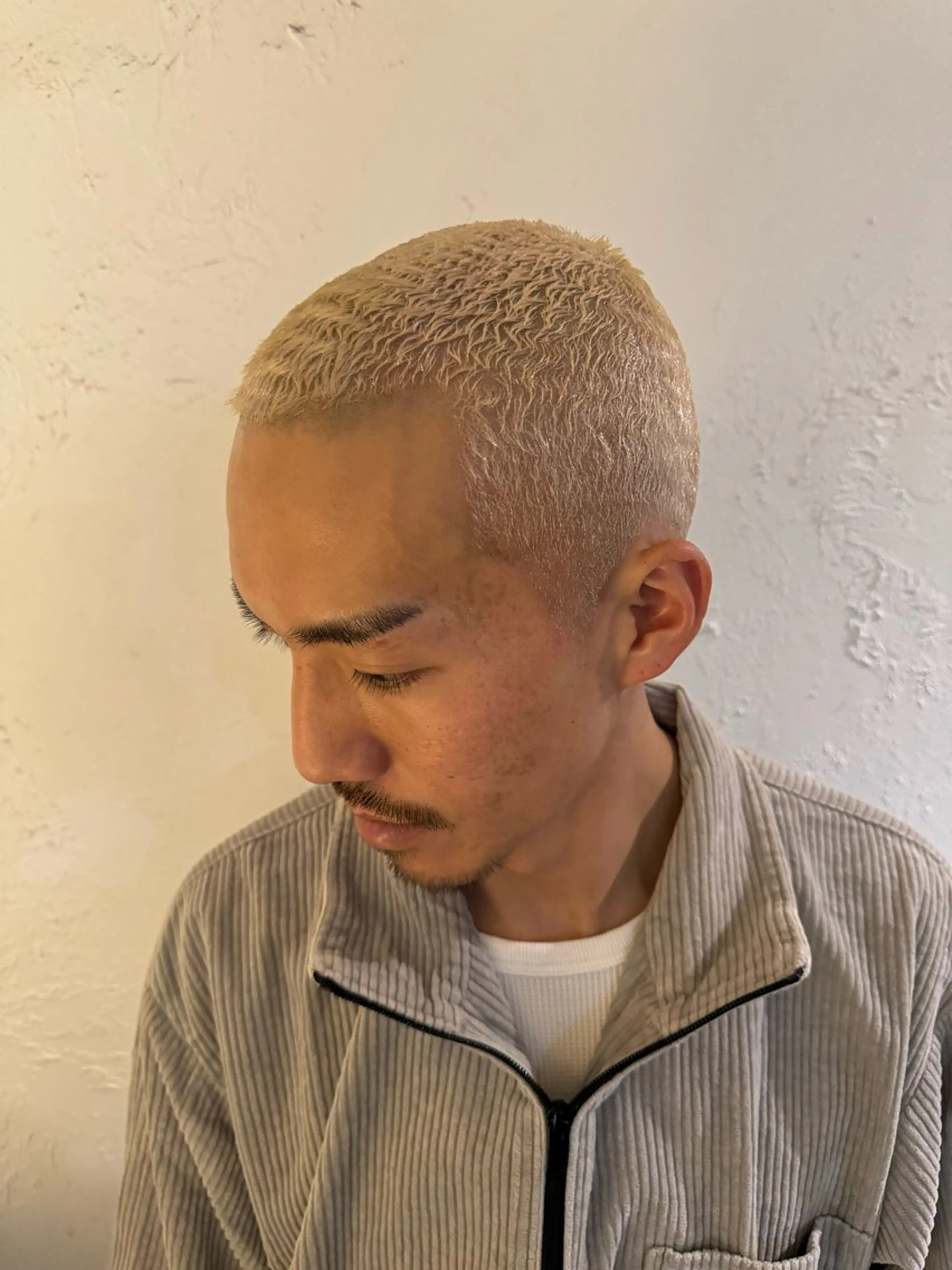 💈2回目限定💈メンズカット+ブリーチ+イージーパーマ(イージーパンク、イージーウェーブ、イージードリル)の写真